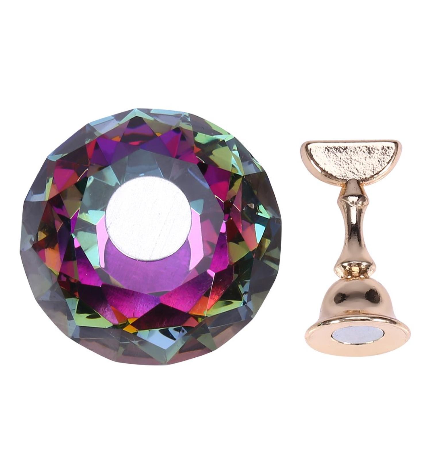 Buy Dekaim Magnetic Nail Tip Exercise Stand - Colorful Diamond Crystal Nail Art Display Tool for Manicure | International Shipping - Buy Online on SooperMarket.com