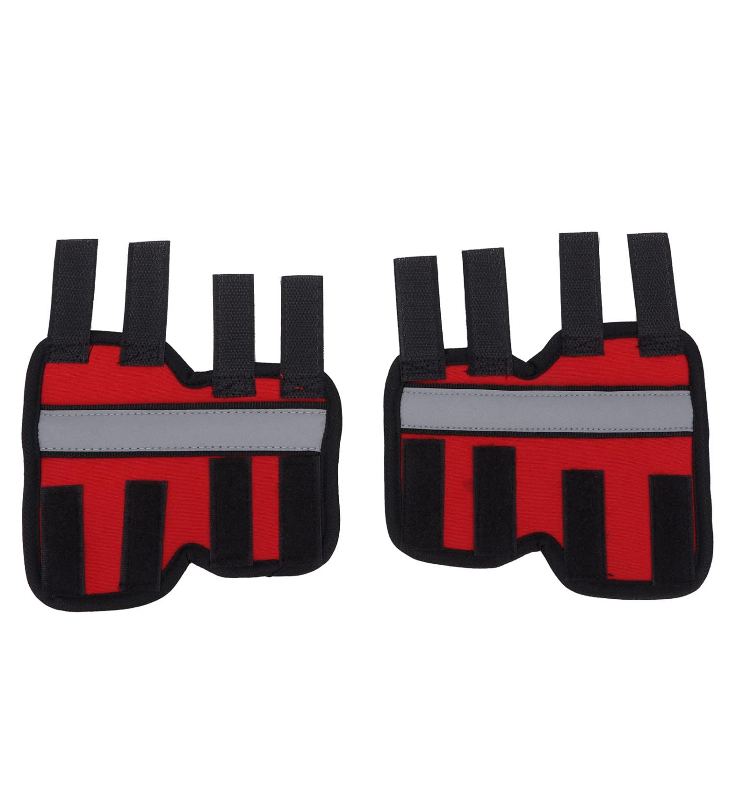 EVTSCAN 1 Pair Supportive Dog Leg Braces Reflective Designed Dog Front Leg Protector for Injury/Sprains/Instability/Anthritis(L-red) L Red - Buy Online on SooperMarket.com
