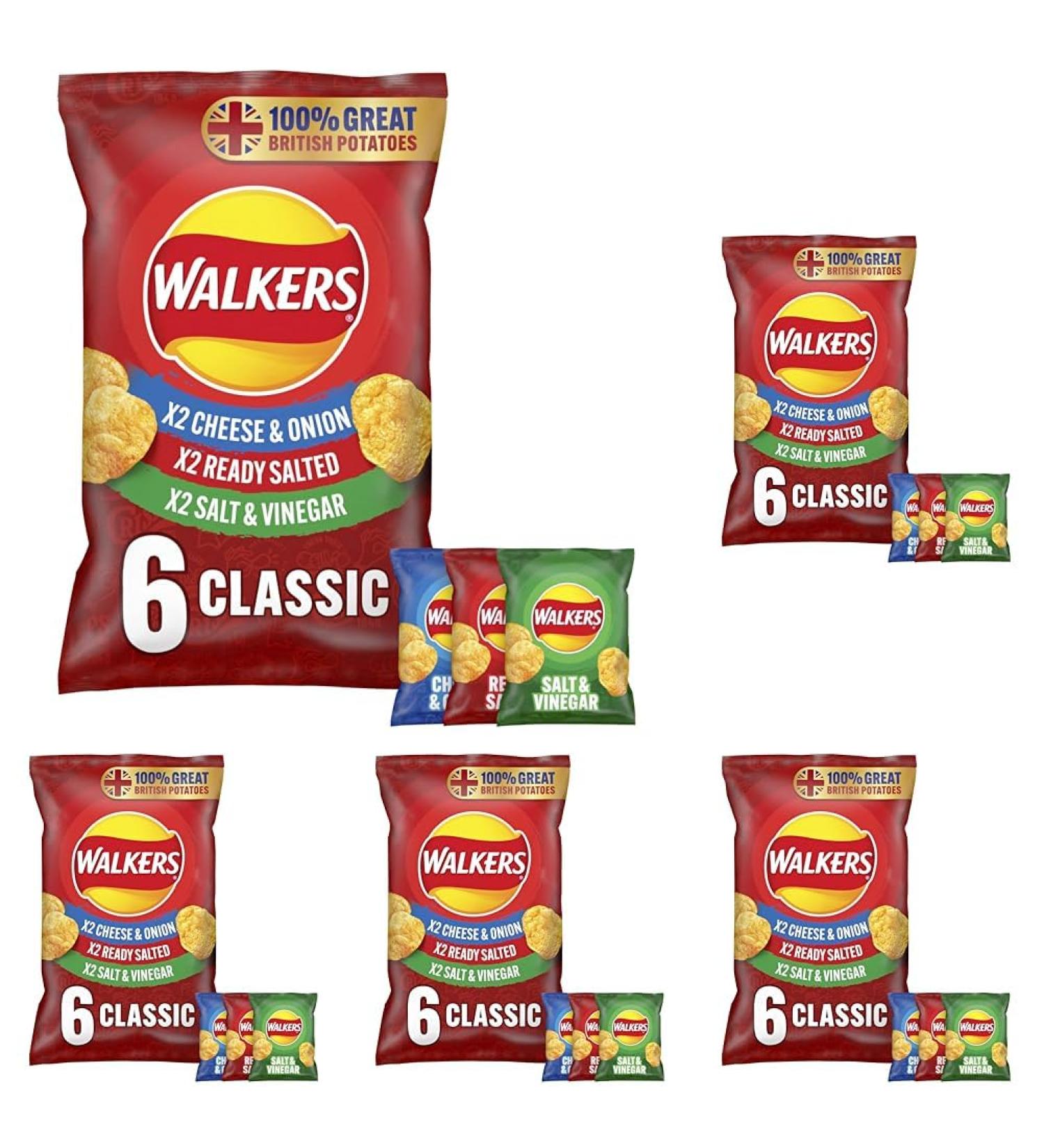Walkers Crisp Classic Variety 25g (30 Pack) - Buy Online on SooperMarket.com
