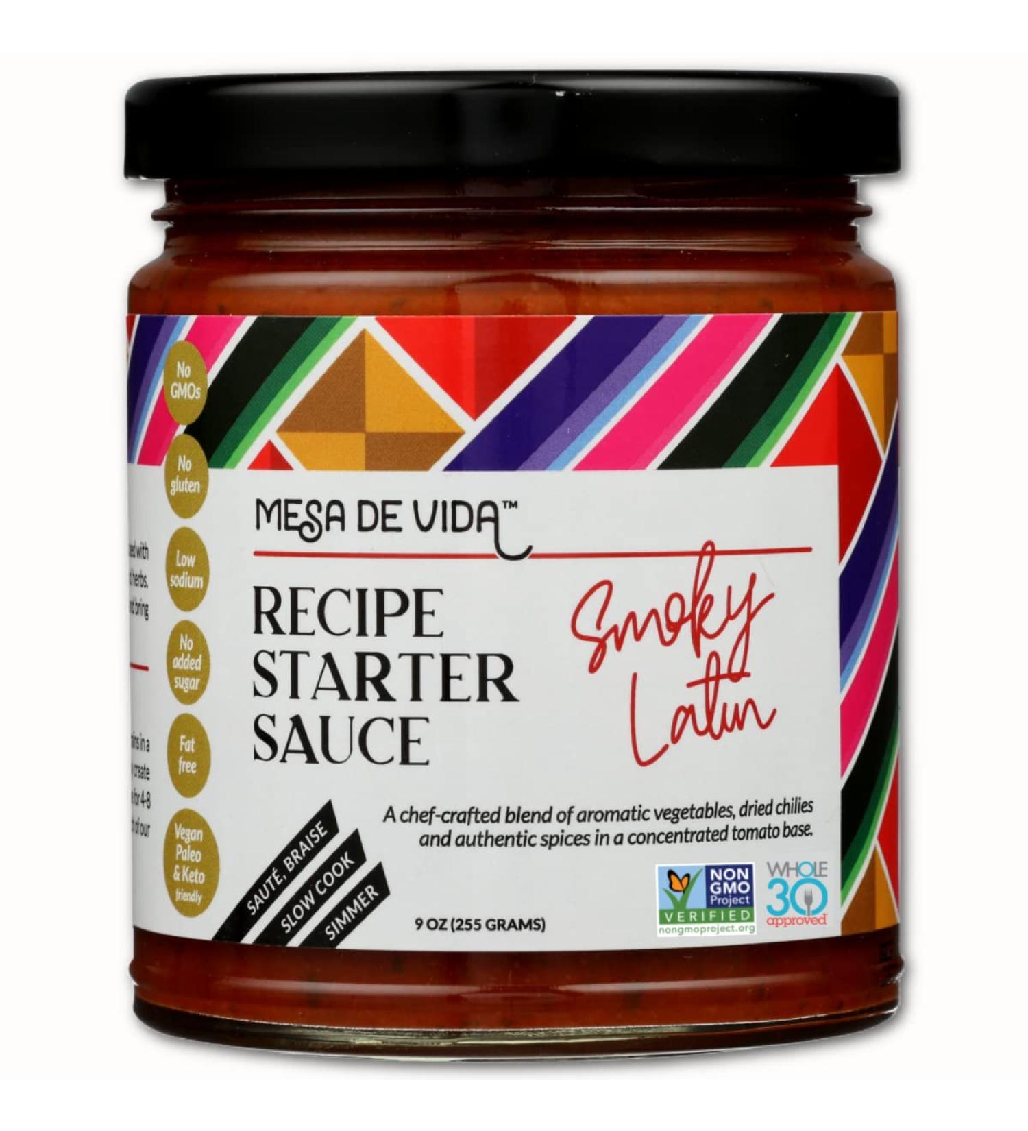 Smoky Latin Cooking Sauce & Seasoning Sauce | Whole30 Approved Gourmet Recipe Starter Blend - Vegan  Vegetarian  Plant-Based  & Paleo â 9 oz Jar - Buy Online on SooperMarket.com