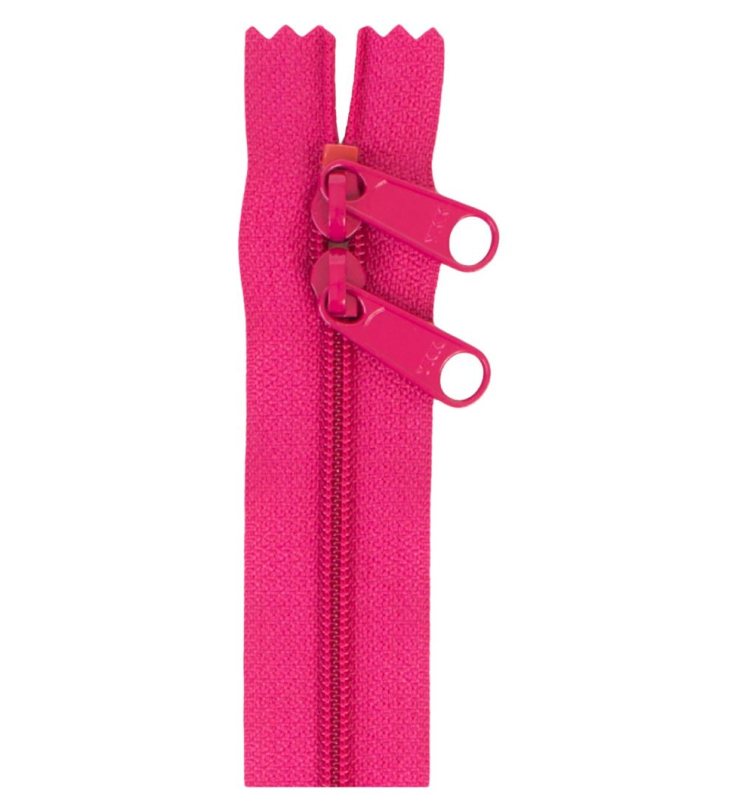ByAnnie ZIP30-250 Double Slide Zipper  30  Lipstick