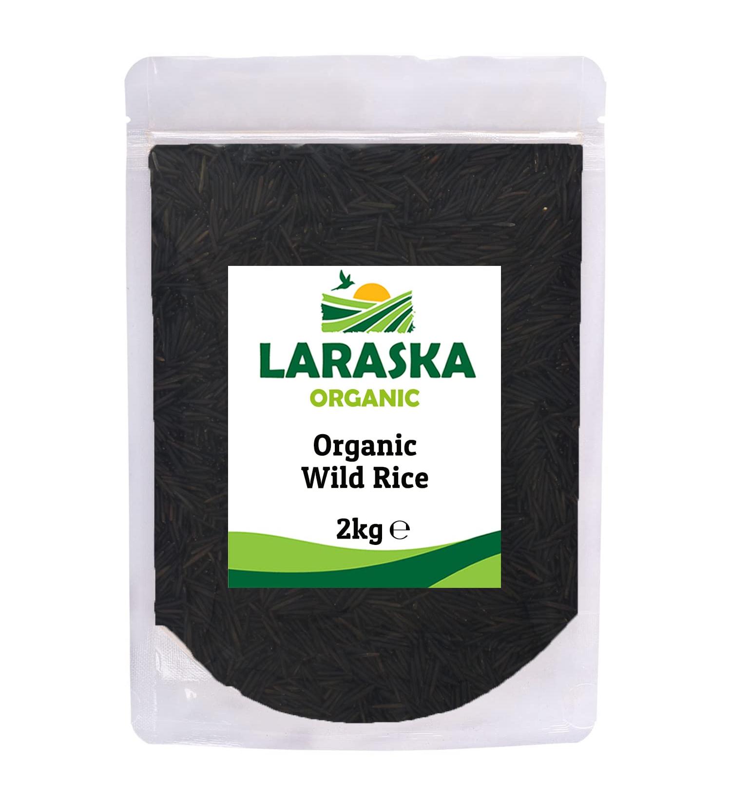 Certified Organic Wild Rice 2kg - High Fiber & Protein Whole Grain Rice - Buy Online on SooperMarket.com