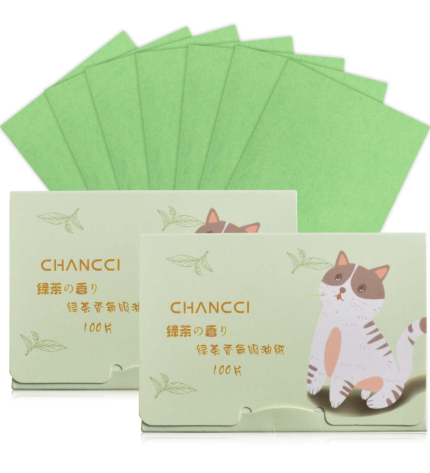 Rapidbok Blotting Paper - 200 Leaves Oil Control Sheets for Oily Skin Care | Green Face Oil Absorbing Towels - Buy Online on SooperMarket.com