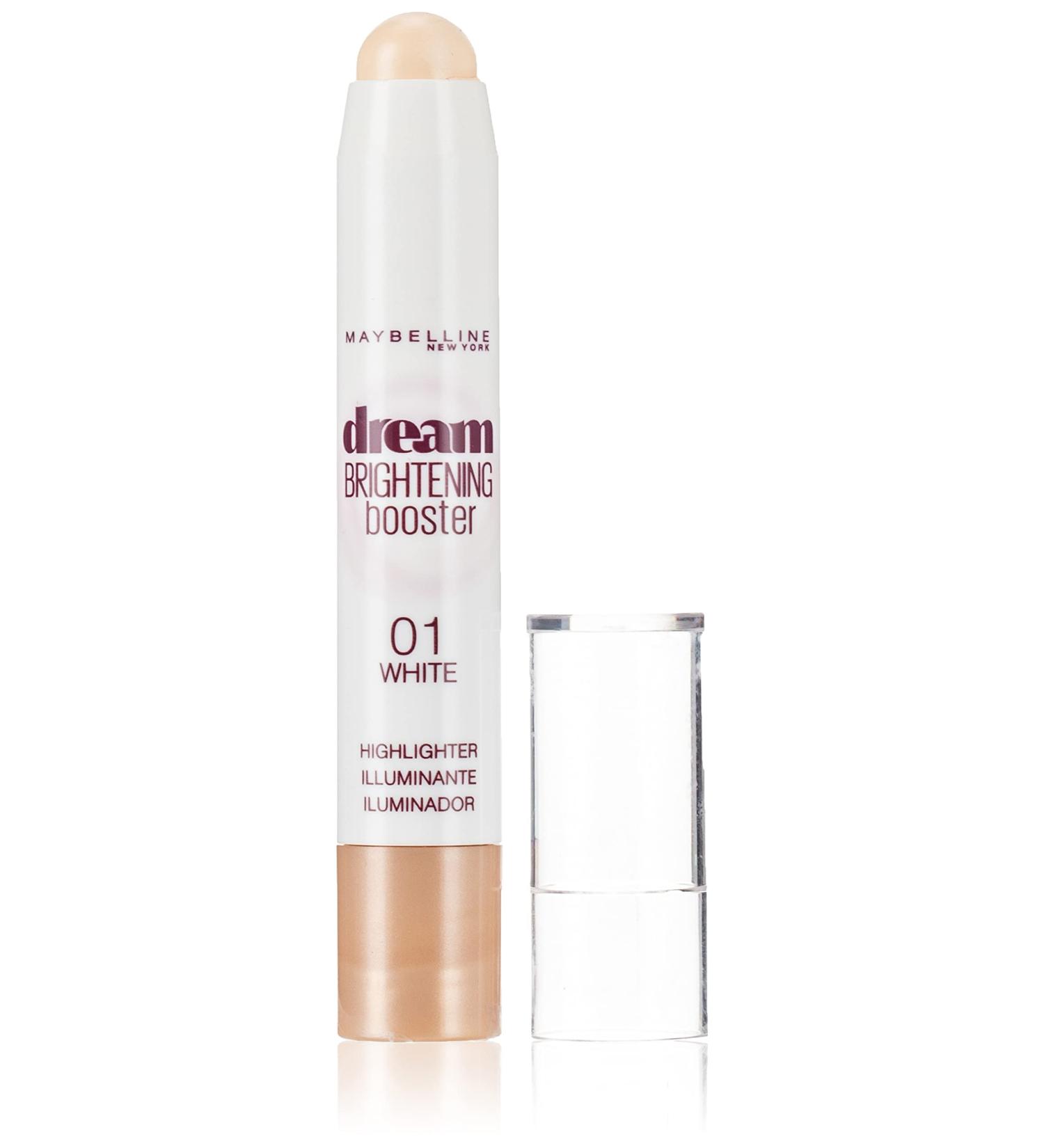 Maybelline Dream Brightening Concealer 01 White - Brightens Dark Circles and Blemishes - Buy Online on SooperMarket.com