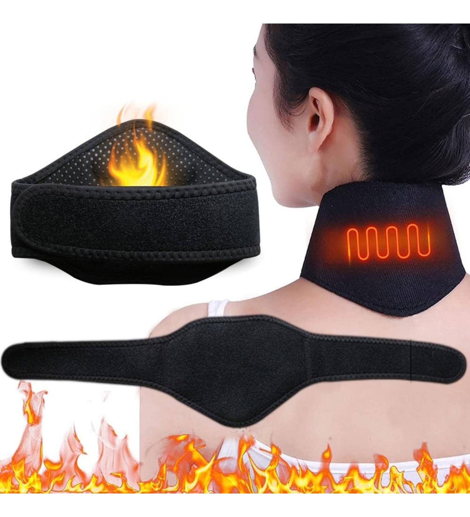 Kenanlan Neck Brace - Magnetic Thermal Self-Heating Neck Pad Massager 9 Magnetic Stones Ultimate Neck Support & Pain Relief - International Shipping Available - Buy Online on SooperMarket.com