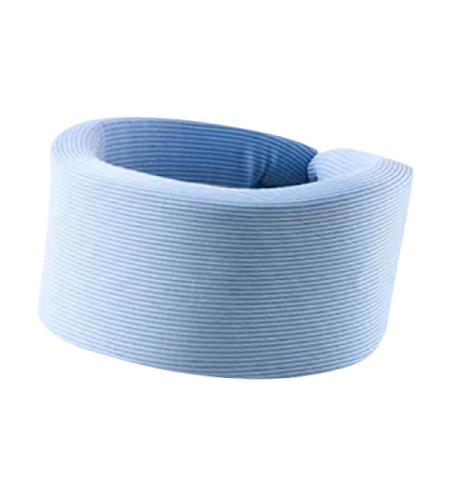 Adjustable Neck Brace - Portable Breathable Neck Support for Travel & Work | Relieves Neck Tension (Light Blue) - Buy Online on SooperMarket.com
