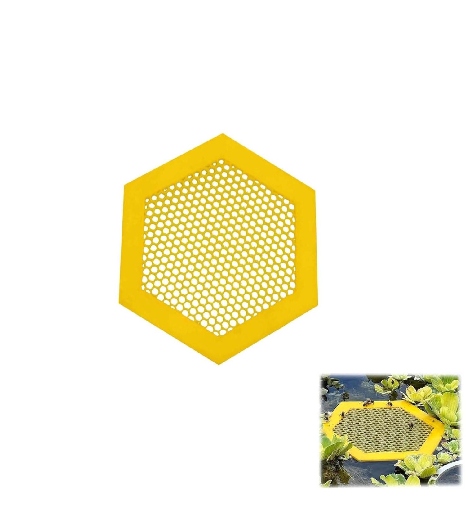 Colorful Bee Watering Station Bee Waterer and Butterfly Water Stations Floating Bee Island Use for Bee Cups for Garden Bee Water Catcher Cups for Thirsty Pollinators(Color:Yellow) - Buy Online on SooperMarket.com