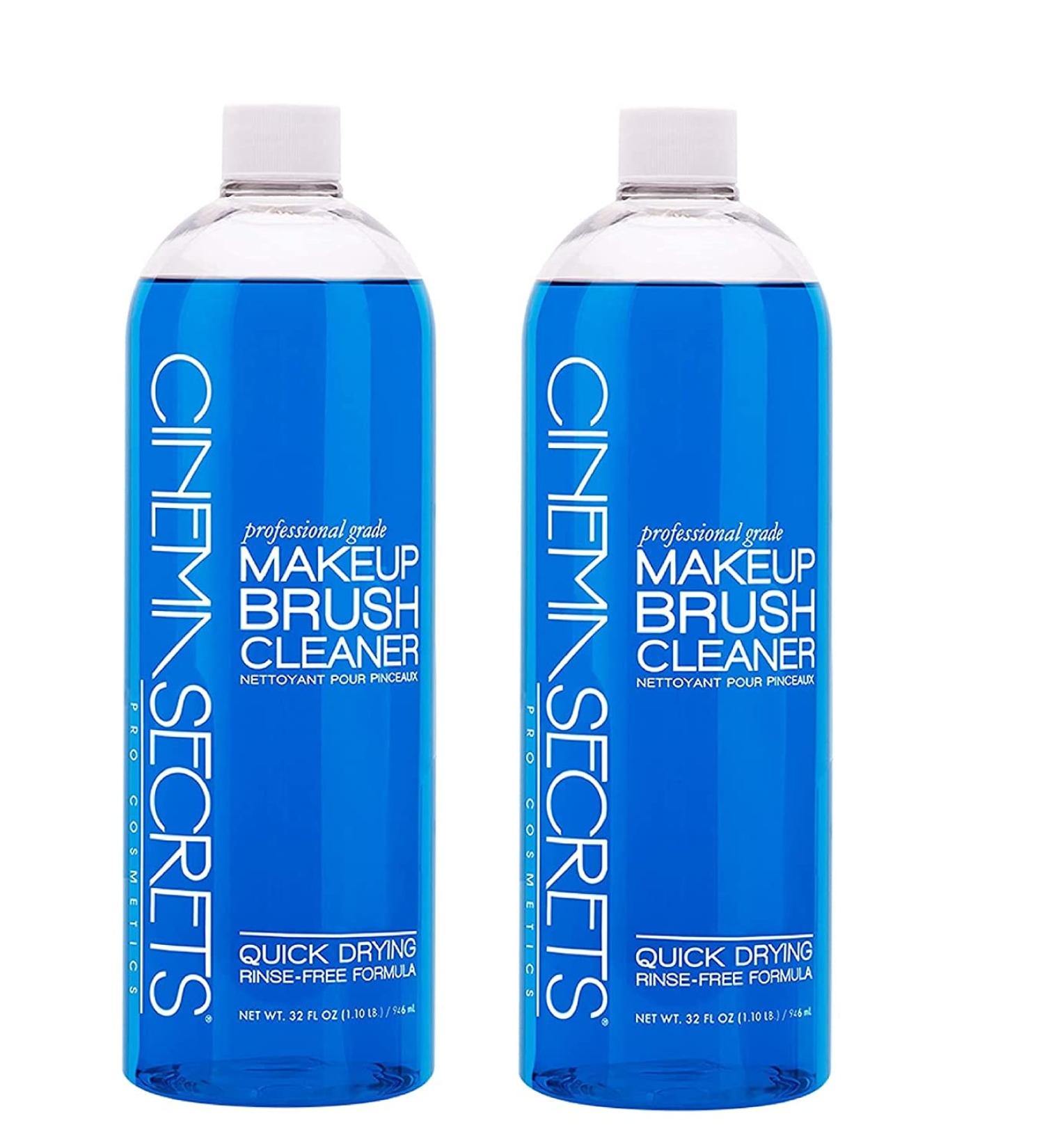 CINEMA SECRETS Professional Makeup Brush Cleaner (32 Fl Oz (Pack of 2))
