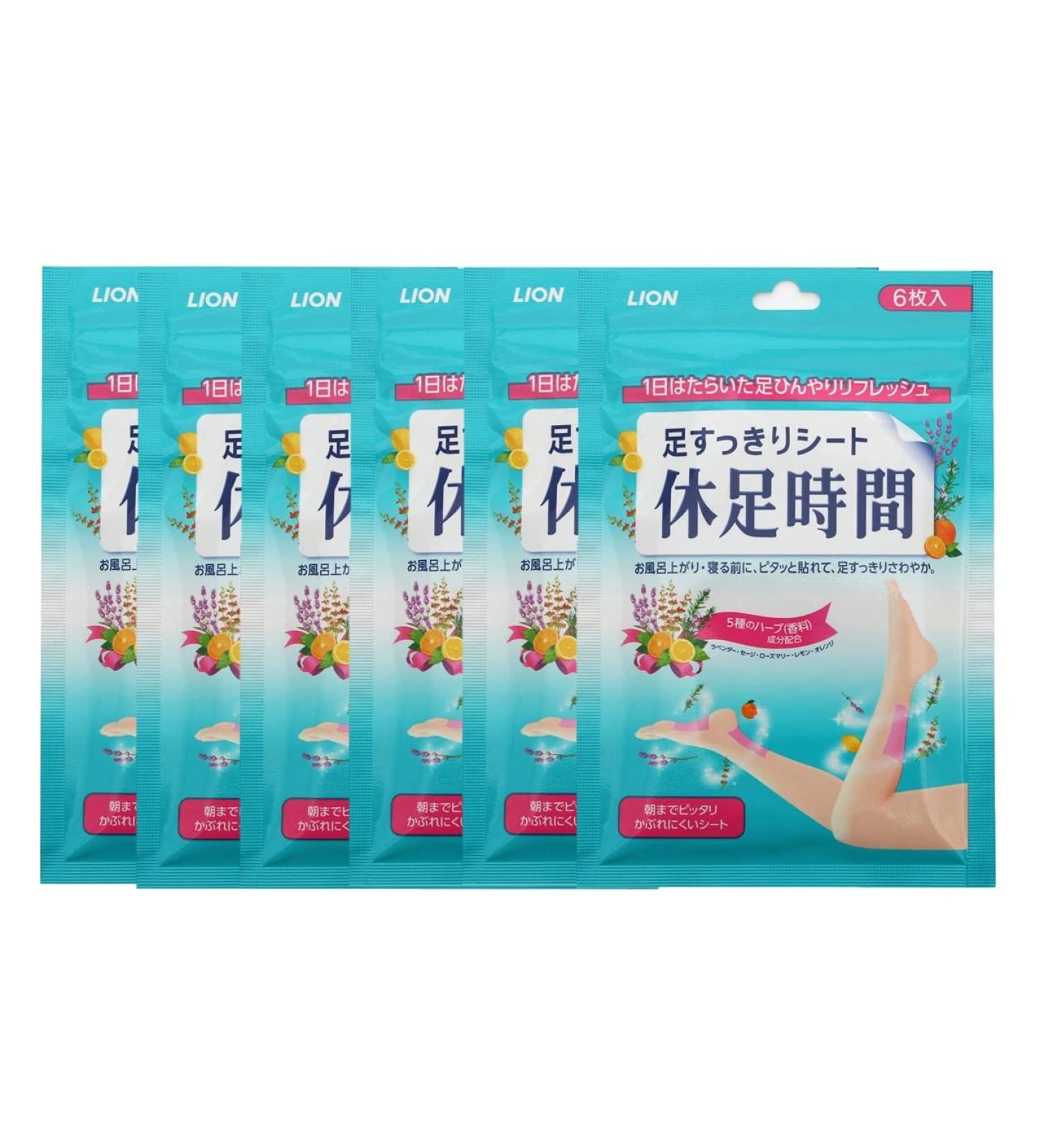 Lion Adhesive Foot Care Patch - Stress Relief & Sleep Improvement | Neat Foot Pads (36 Sheets) for Tired Feet - Buy Online on SooperMarket.com
