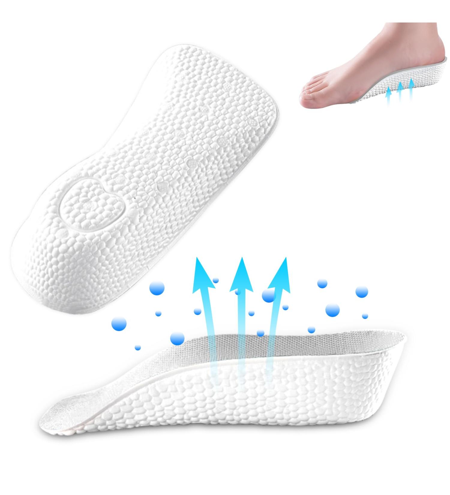 Mokido Orthopedic Highpads 1.0 for Men - Adjustable Heel Lifting Insoles for Flat Feet Gray 1.37in/3.5cm - Optimal Comfort for Labor Boots - Buy Online on SooperMarket.com