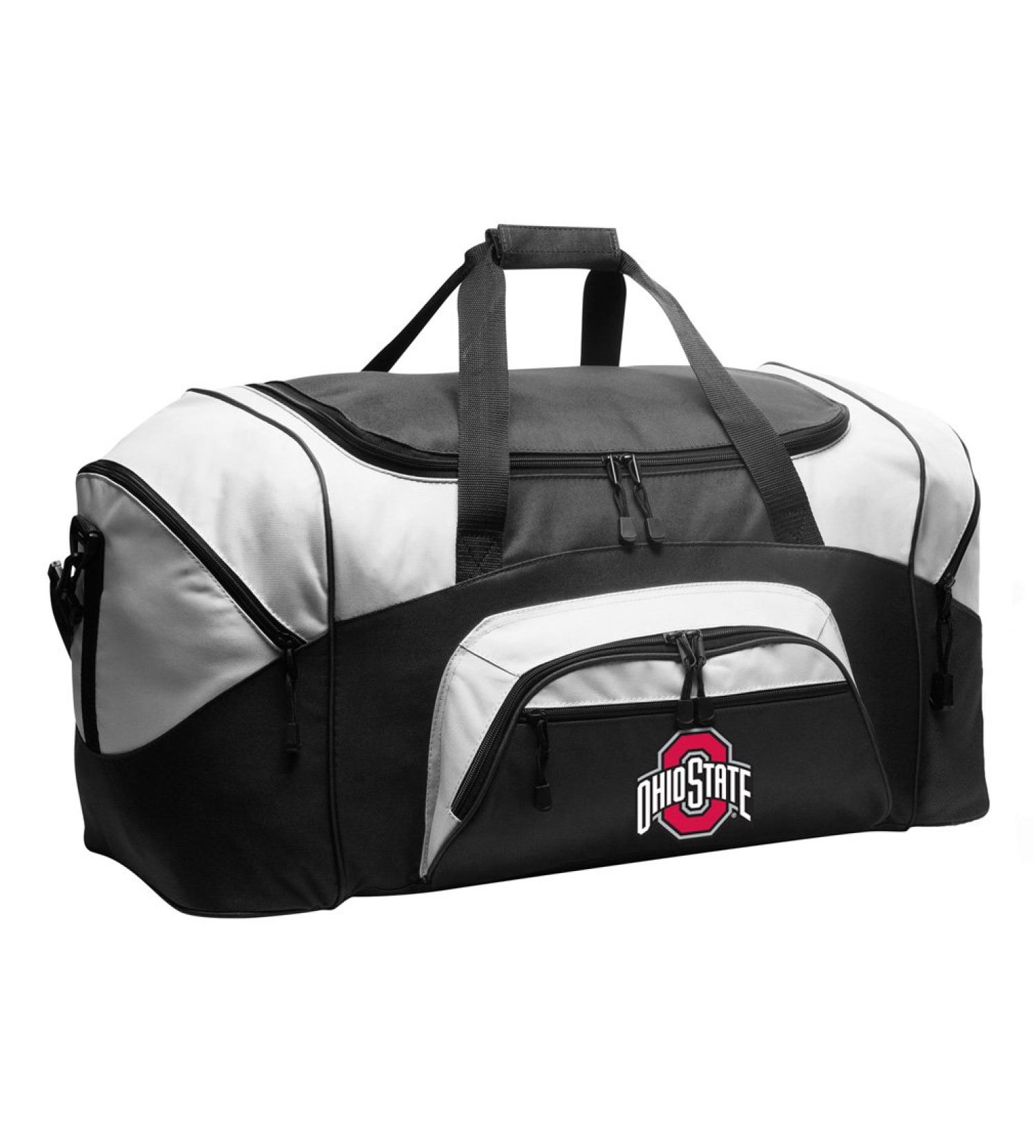 LARGE OSU Duffel Bag Ohio State University Suitcase or Gym Bag For Men Or Her