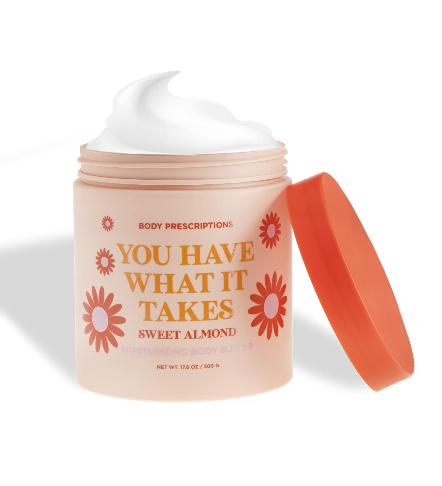 Body Prescriptions Body Butter  Ultra Rich  Daily Use Moisturizing Lotion  for Nourished and Ultra Hydrated Skin  Smooth Body Cream with Sweet Almond Scent