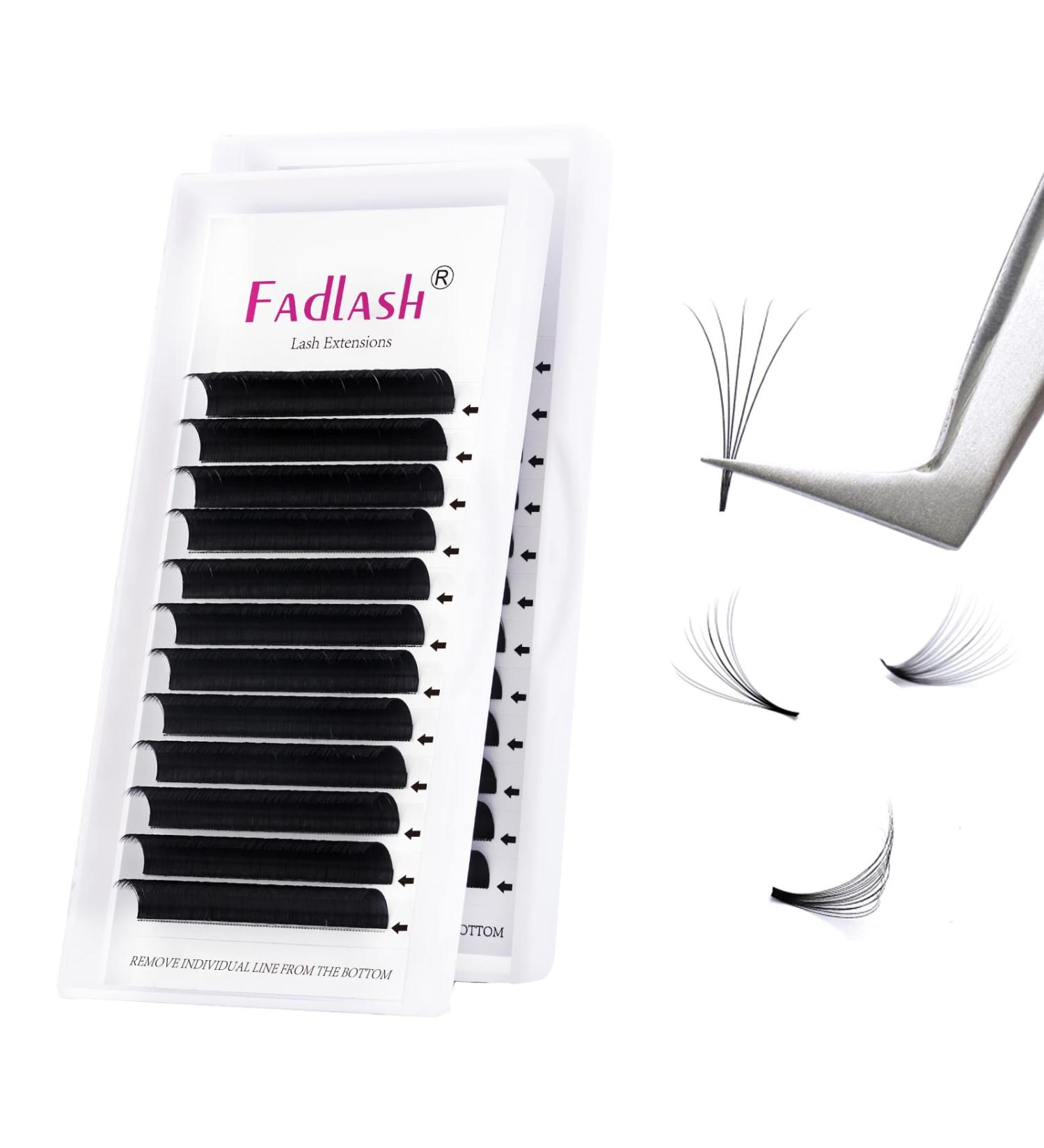 Fadlash Easy Fan Lashes D Curl 0.03 11mm - Russian Eyelash Extensions - Buy Online on SooperMarket.com