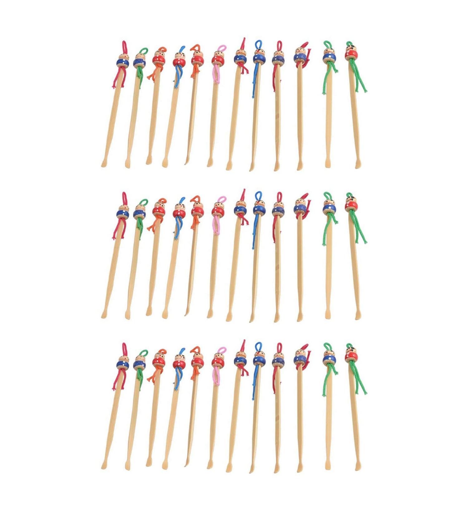 Nicfaky 36 Pcs Doll Top Bamboo Ear Spoon Earpick Curette Tool - Buy Online on SooperMarket.com