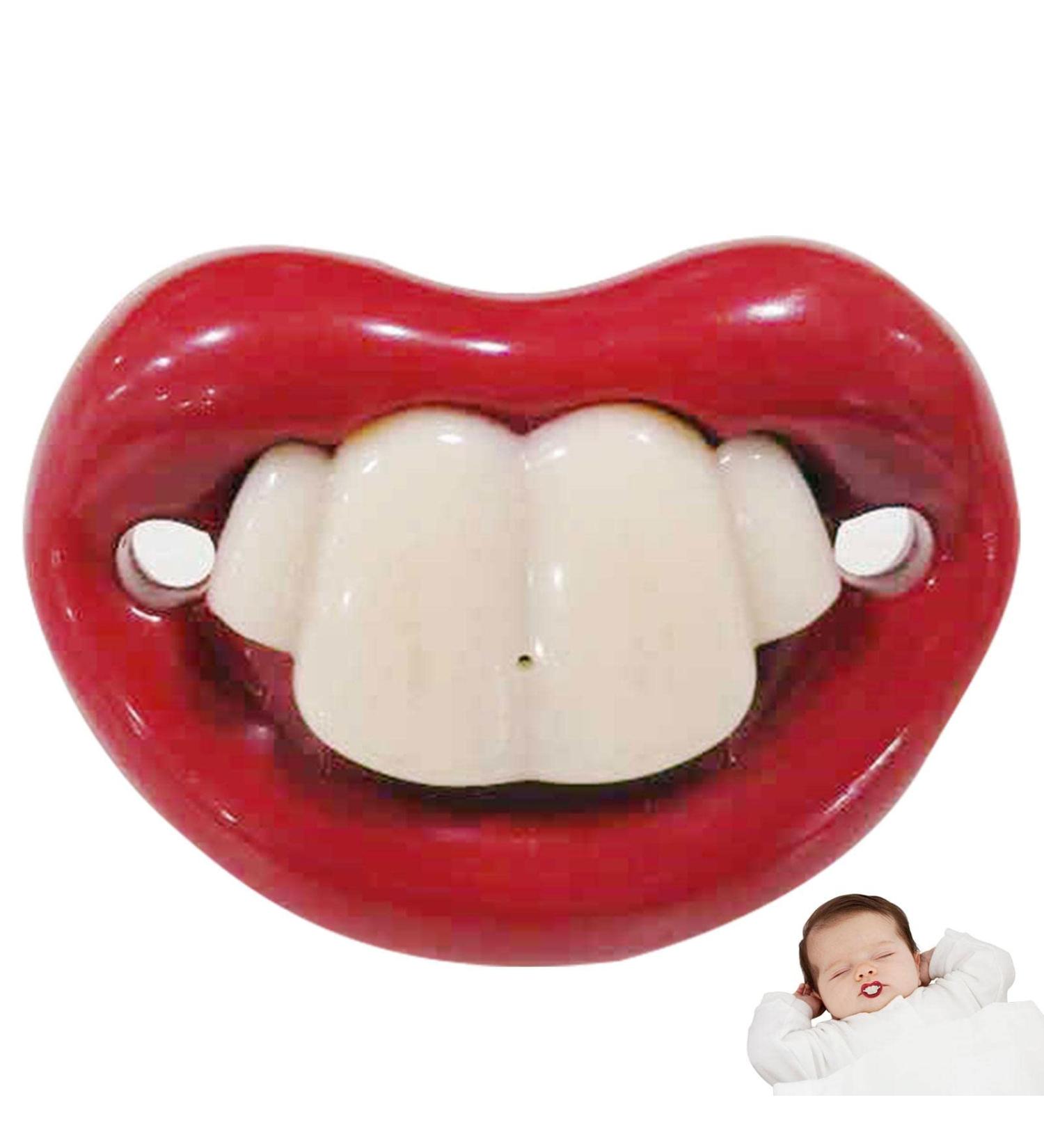 Bexdug Orthodontic Pacifier for 6-18 Months | Funny Mustache Design | Perfect Gift for Boys & Girls | International Shipping Available - Buy Online on SooperMarket.com