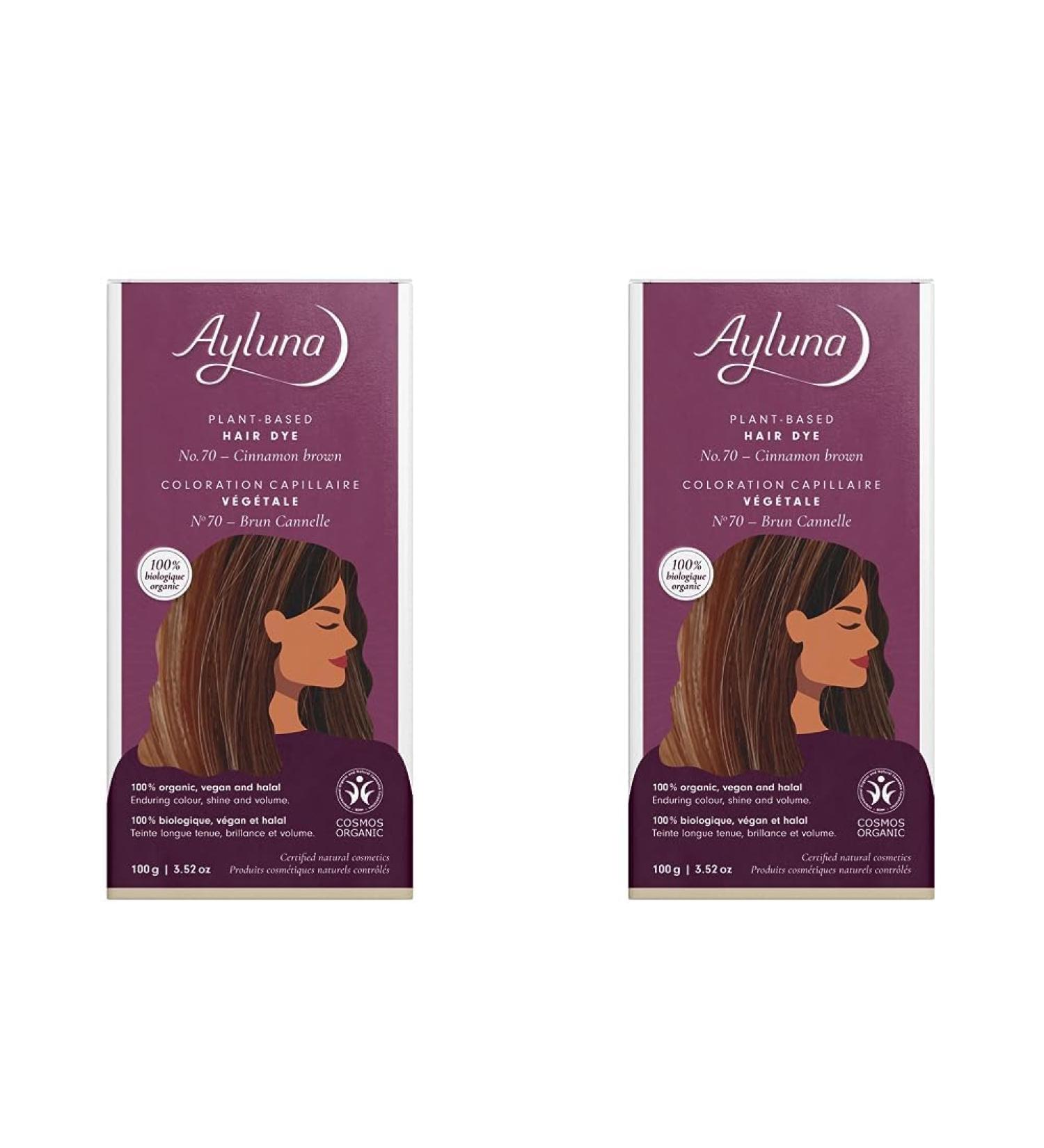 Ayluna Hair Color 70 Cinnamon Brown - 100g Pack of 2 | International Shipping Available - Buy Online on SooperMarket.com