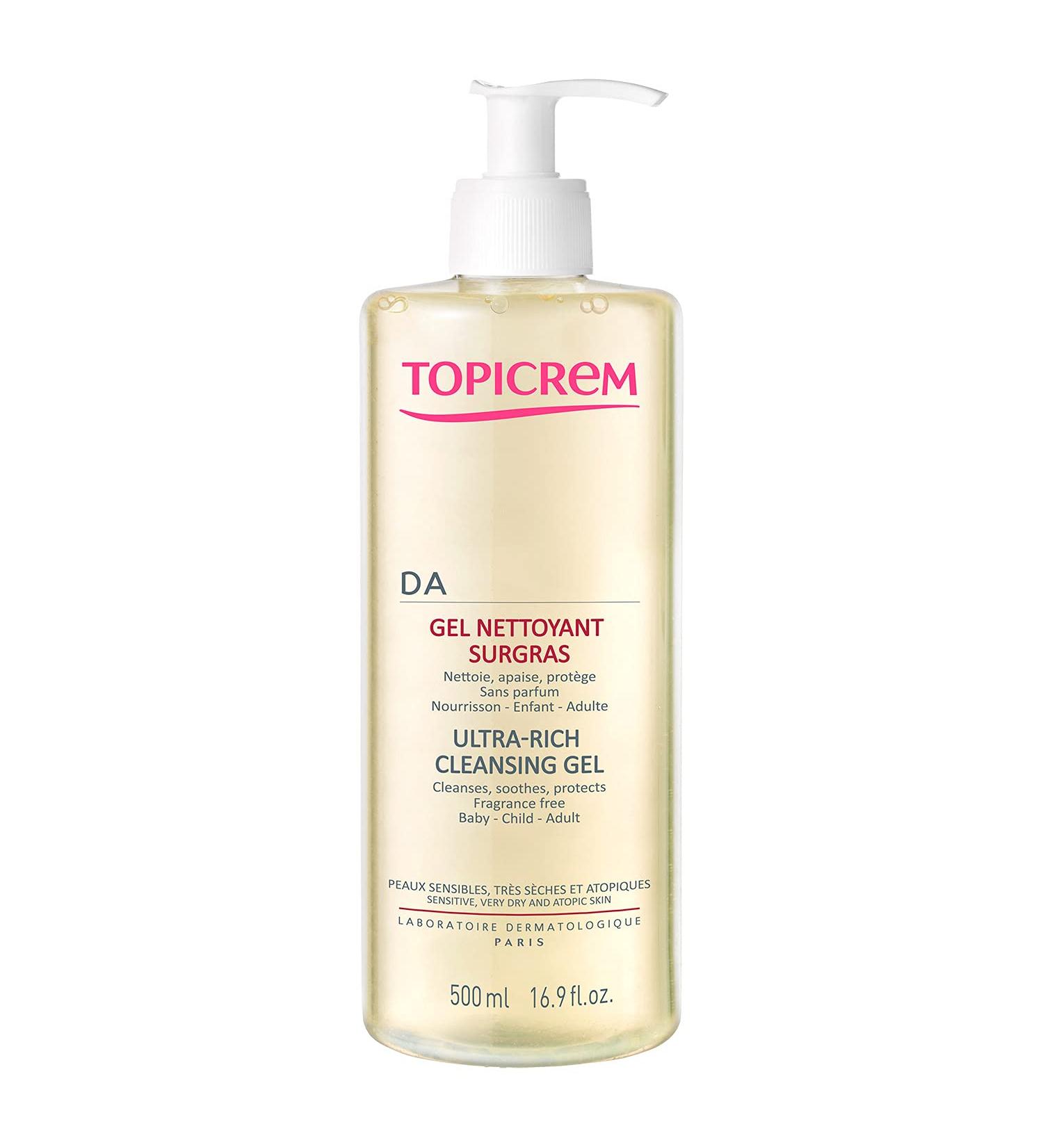 Da Gel Nettoyant Surgras 500 ml - Gel Cleanser for Sensitive Skin | International Shipping - Buy Online on SooperMarket.com