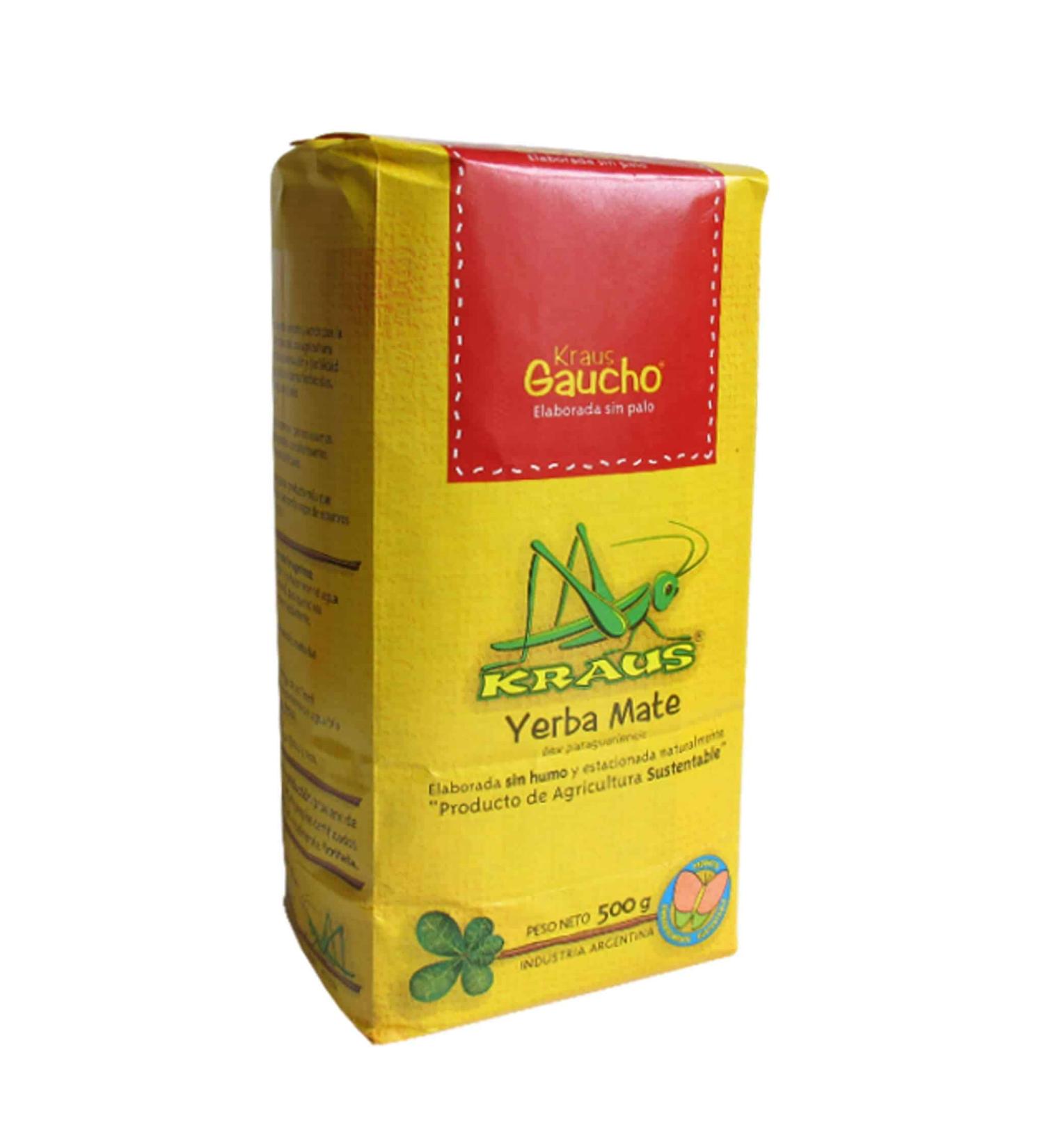 Yerba Mate Kraus Gaucho 500g Extra Strong Blend