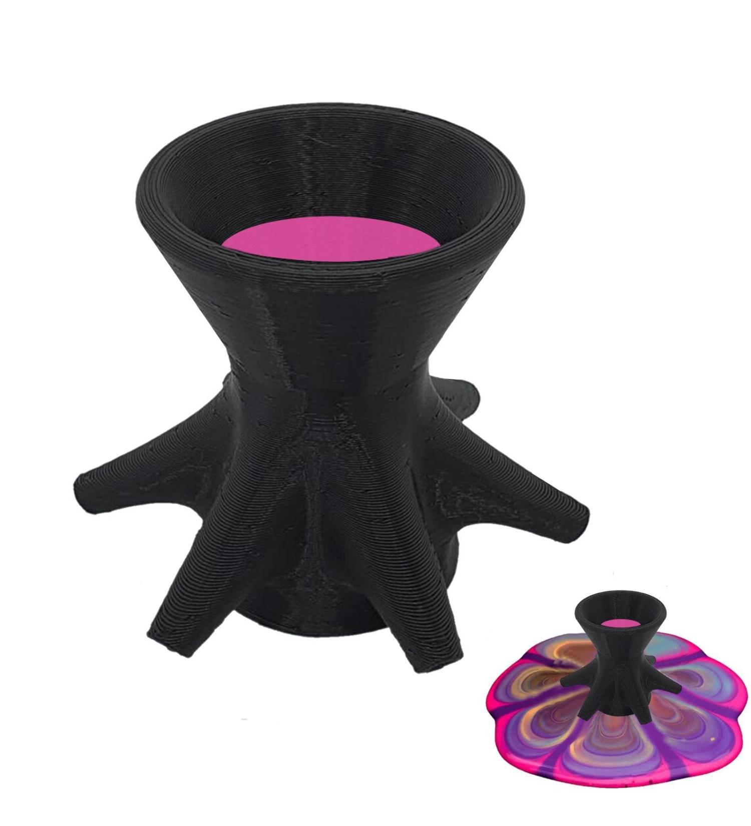 Flower Cast Cups | Mini Funnel Mug with 7 Legs | Reusable Color Output Cup for Stunning Flower Patterns - International Shipping Available - Buy Online on SooperMarket.com