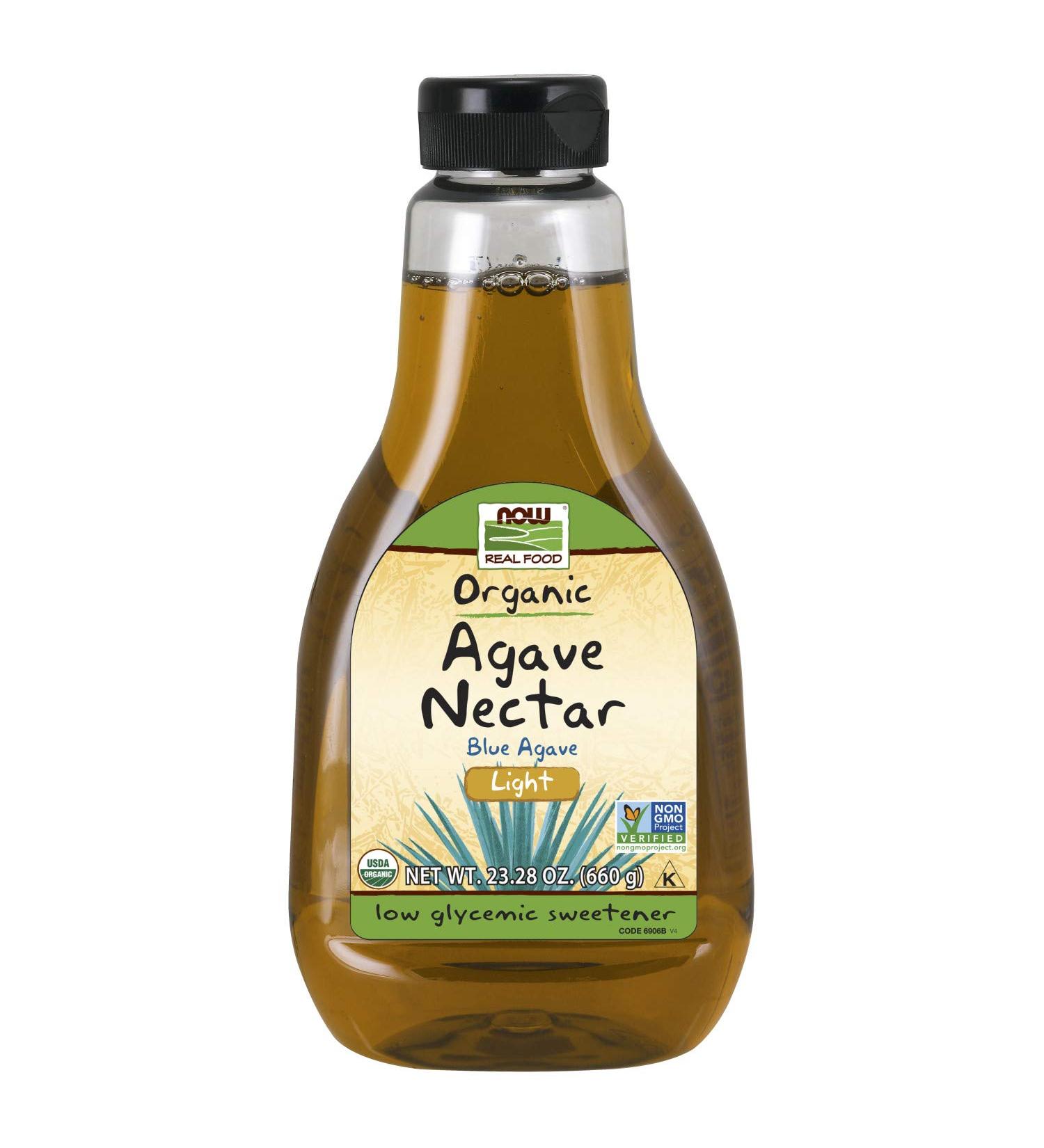 Now Foods Organic Blue Agave Nectar Light 23.28 oz â€“ Sweeten Naturally! - Buy Online on SooperMarket.com