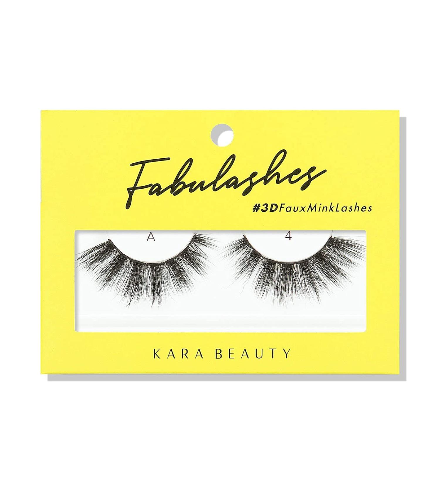 KARA BEAUTY FABULASHES 3D Faux Mink Eyelashes - Style A4 | International Shipping Available - Buy Online on SooperMarket.com