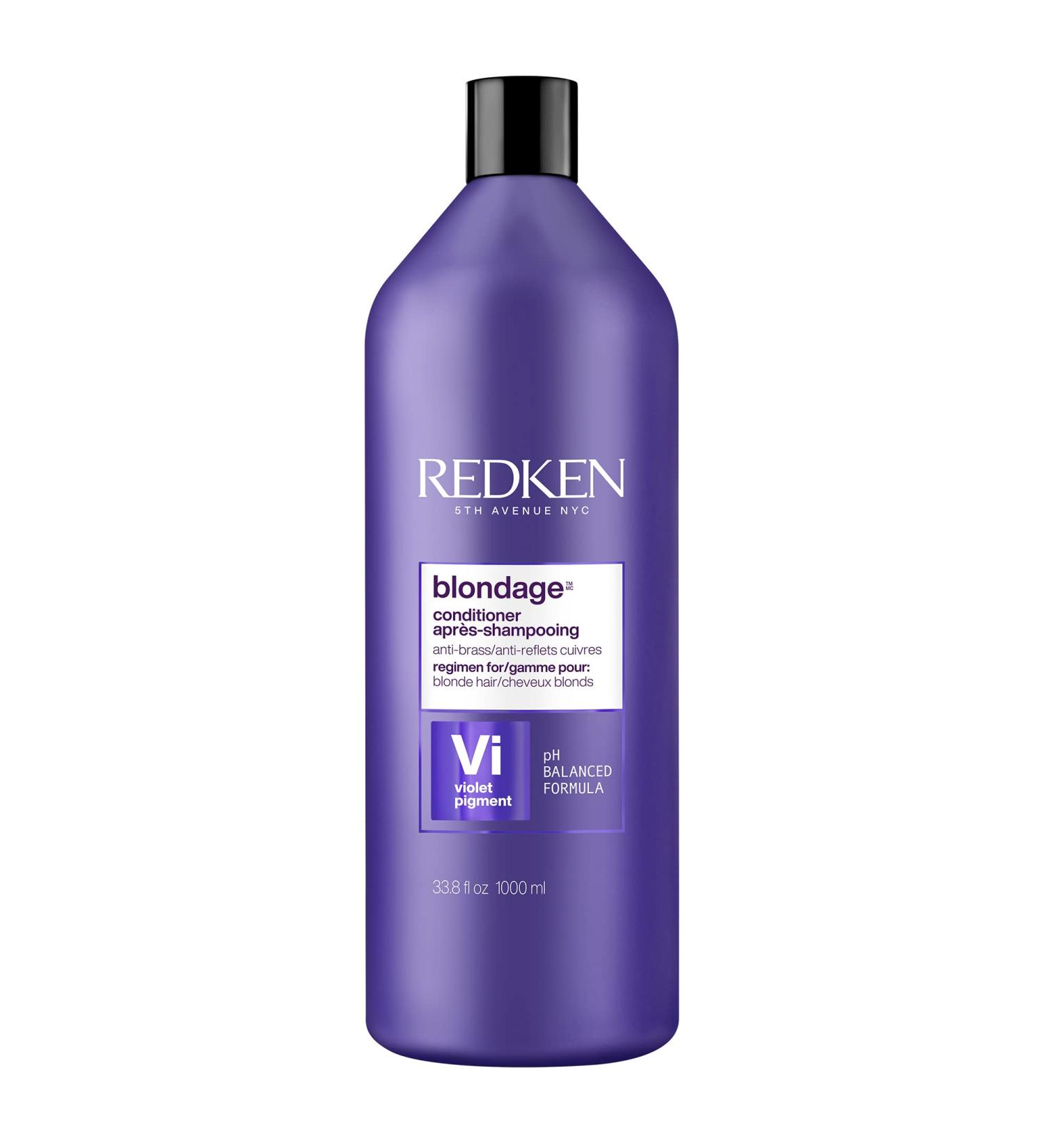 Redken Color Extend Blondage Purple Conditioner 33.8oz - Brass Neutralizing Hair Toner for Blonde Hair - Buy Online on SooperMarket.com