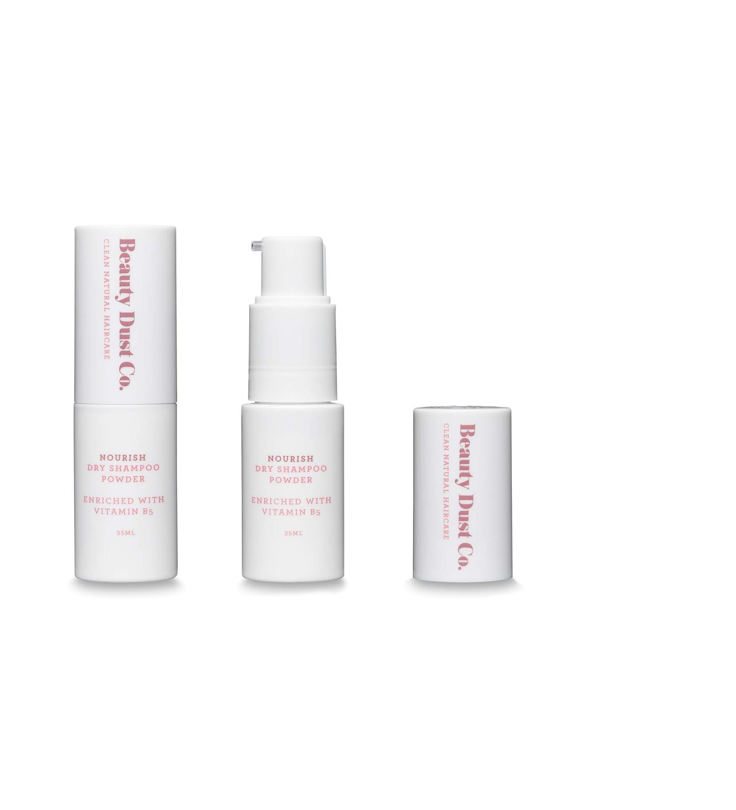 All Natural Dry Shampoo - Volume & Strength with Vitamin B5 | Non-Aerosol Powder Pump for Clean Hair - Buy Online on SooperMarket.com