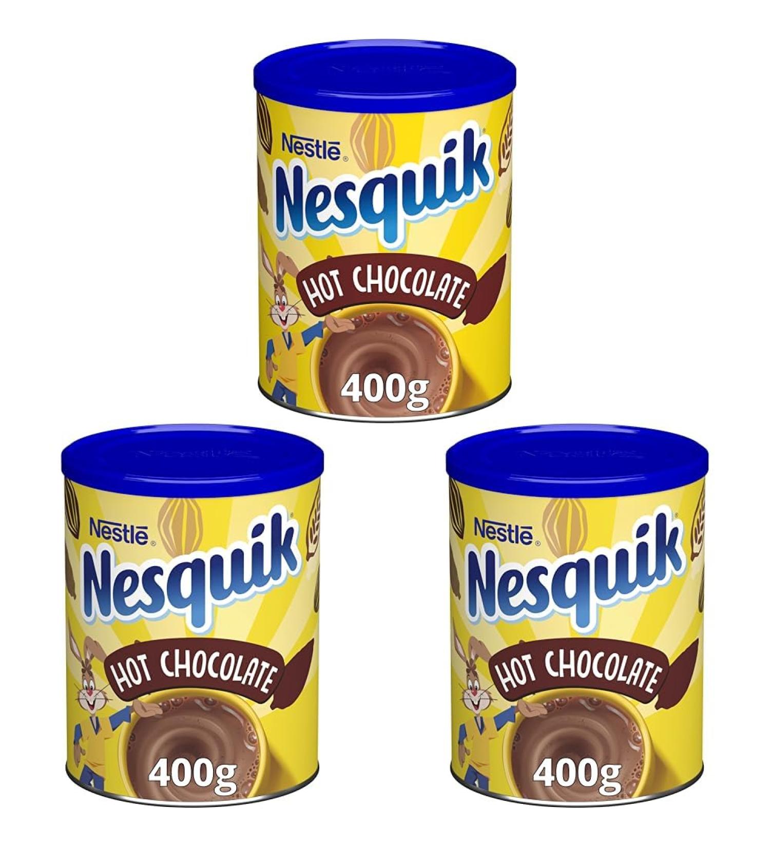 Nesquik Hot Chocolate 400 g (Pack of 3) - Buy Online on SooperMarket.com