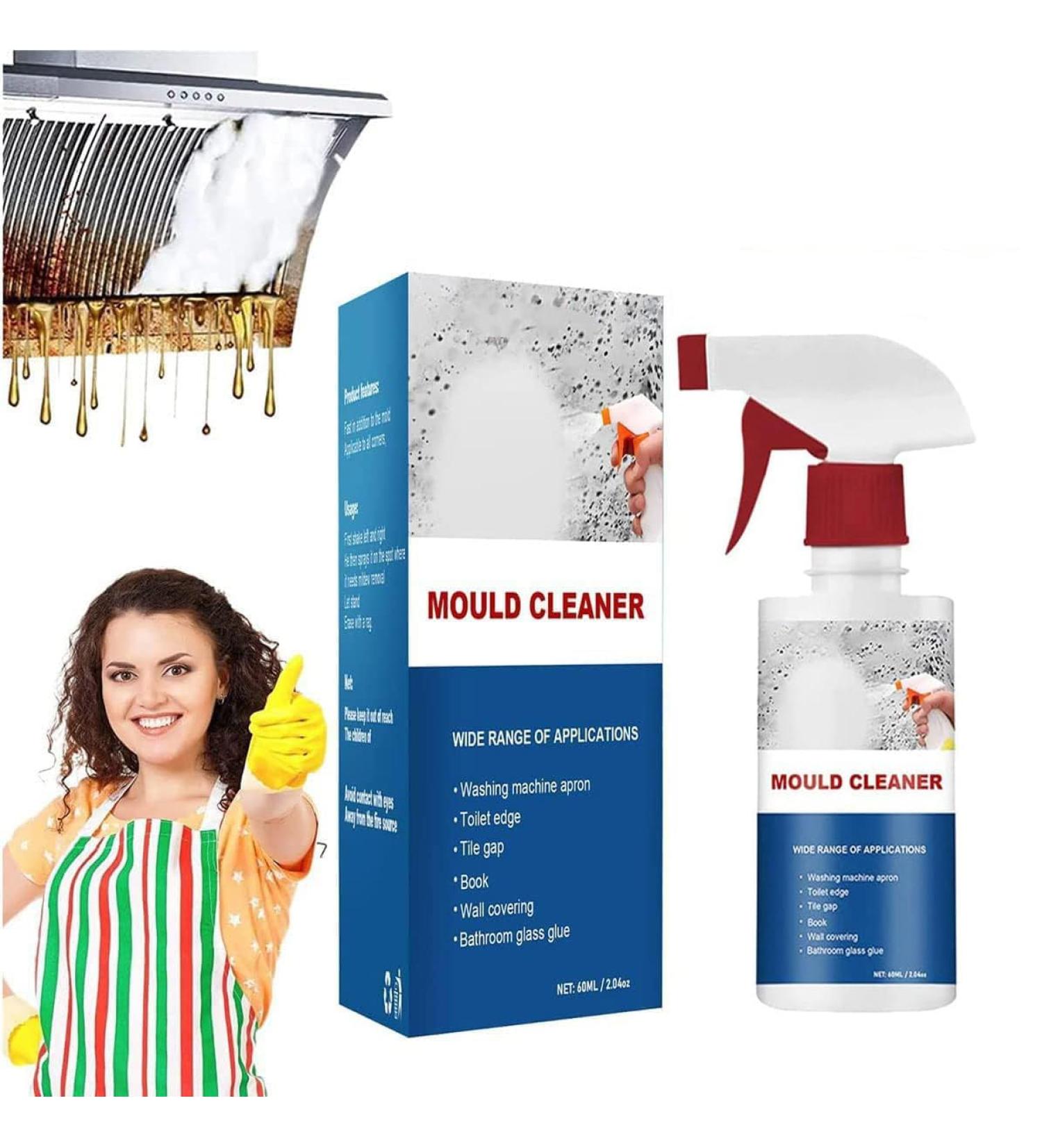Quick-Acting Foaming Stain Remover Spray Cleaner Foam Mould Cleaner Spray Mildew Cleaner Foam Household Removal Foam Spray for Kitchen Bathroom (1pcs) - Buy Online on SooperMarket.com