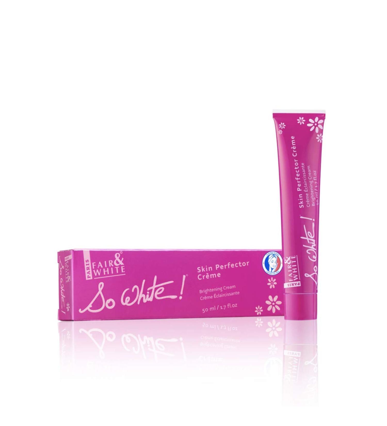 Fair and White So White Skin Perfector Cream | Brightening Face Cream 1.7 fl oz/50ml | Dark Spot & Wrinkle Remover for All Skin Types - Buy Online on SooperMarket.com