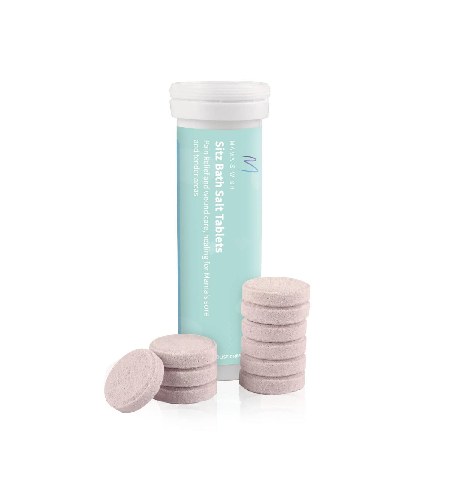 Sitz Bath Salt Tablets for Postpartum Care - Pack of 10 | Natural Postpartum & Hemorrhoids Recovery Soak - Buy Online on SooperMarket.com