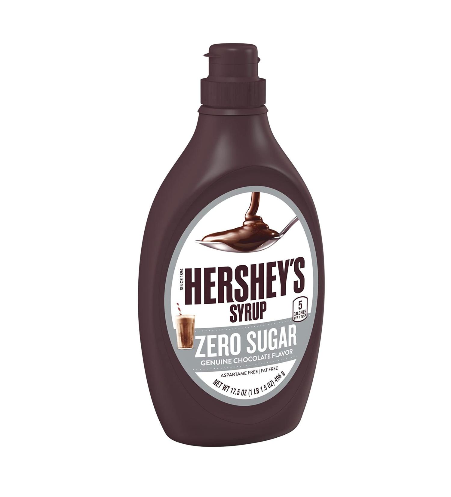 Hershey's Sugar Free Chocolate Syrup 17.5 oz Bottles (12 Count) - Fat Free, Gluten Free - 1.09 lb Pack - Buy Online on SooperMarket.com