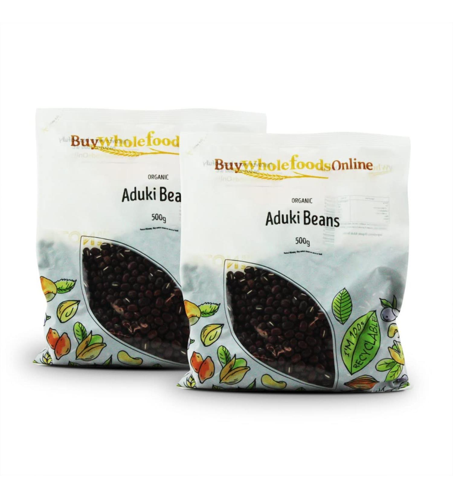 Organic Aduki Beans 1kg (BWFO)