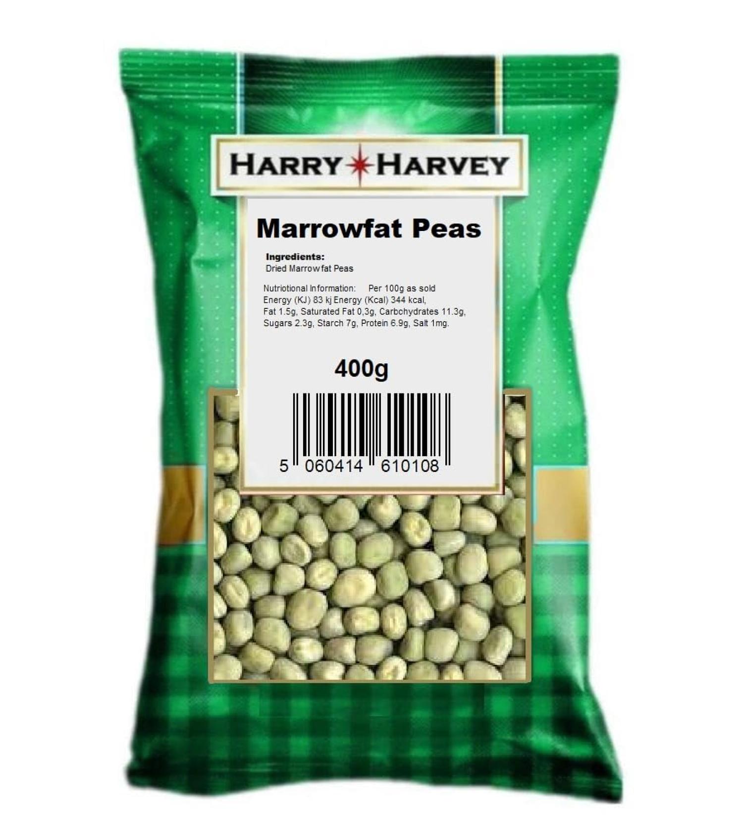 Marrowfat Dried Peas 400g packet Harry Harvey - Buy Online on SooperMarket.com