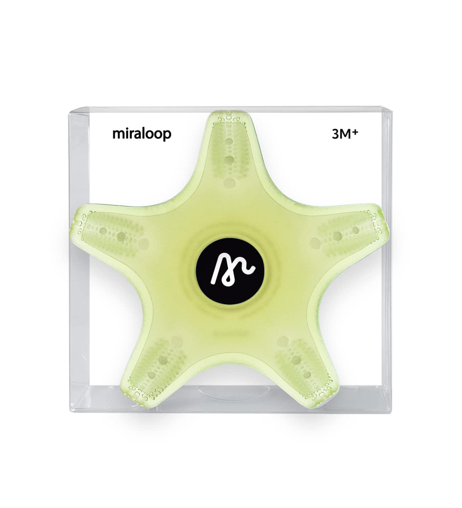 Shop Miraloop Starfish Baby Bite Ring - Food-Safe Silicone Teething Toy for Gum Massage | International Shipping Available - Buy Online on SooperMarket.com