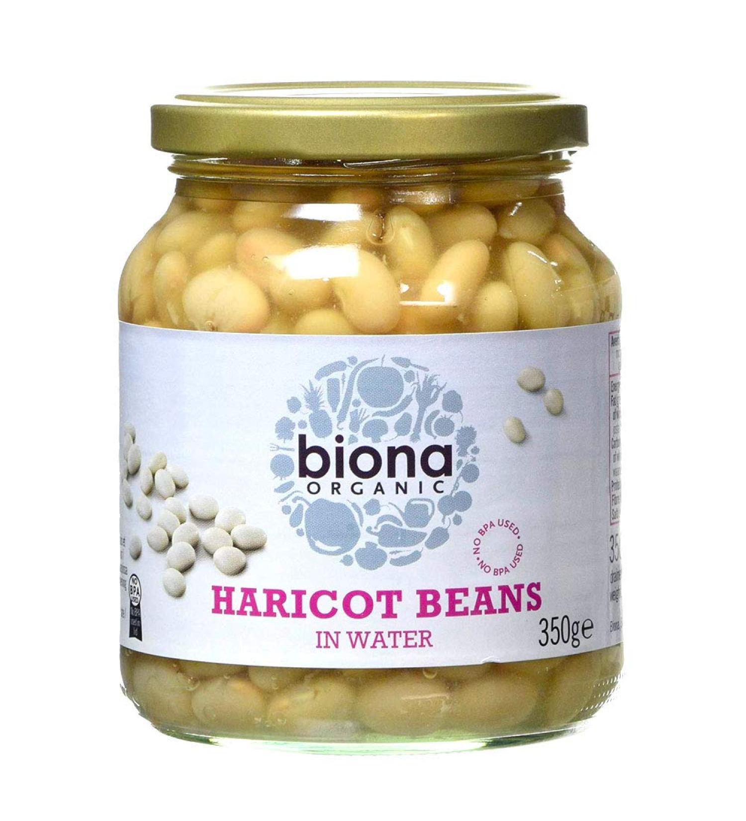 Biona Organic Haricot Beans 350 g - Buy Online on SooperMarket.com