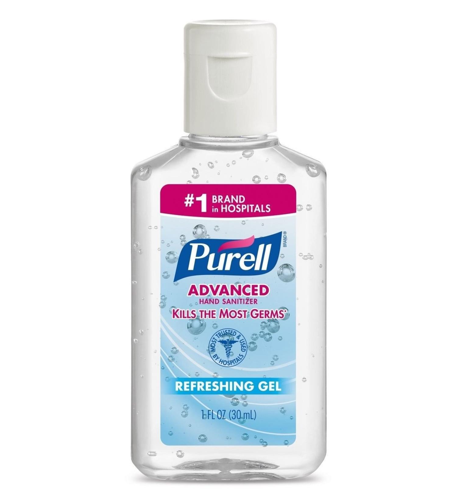 PURELL HAND SANITIZER | 1 OZ TRAVEL SIZE | 1 BRAND IN HOSPITALS | ANY QUANTITY (10 pack )