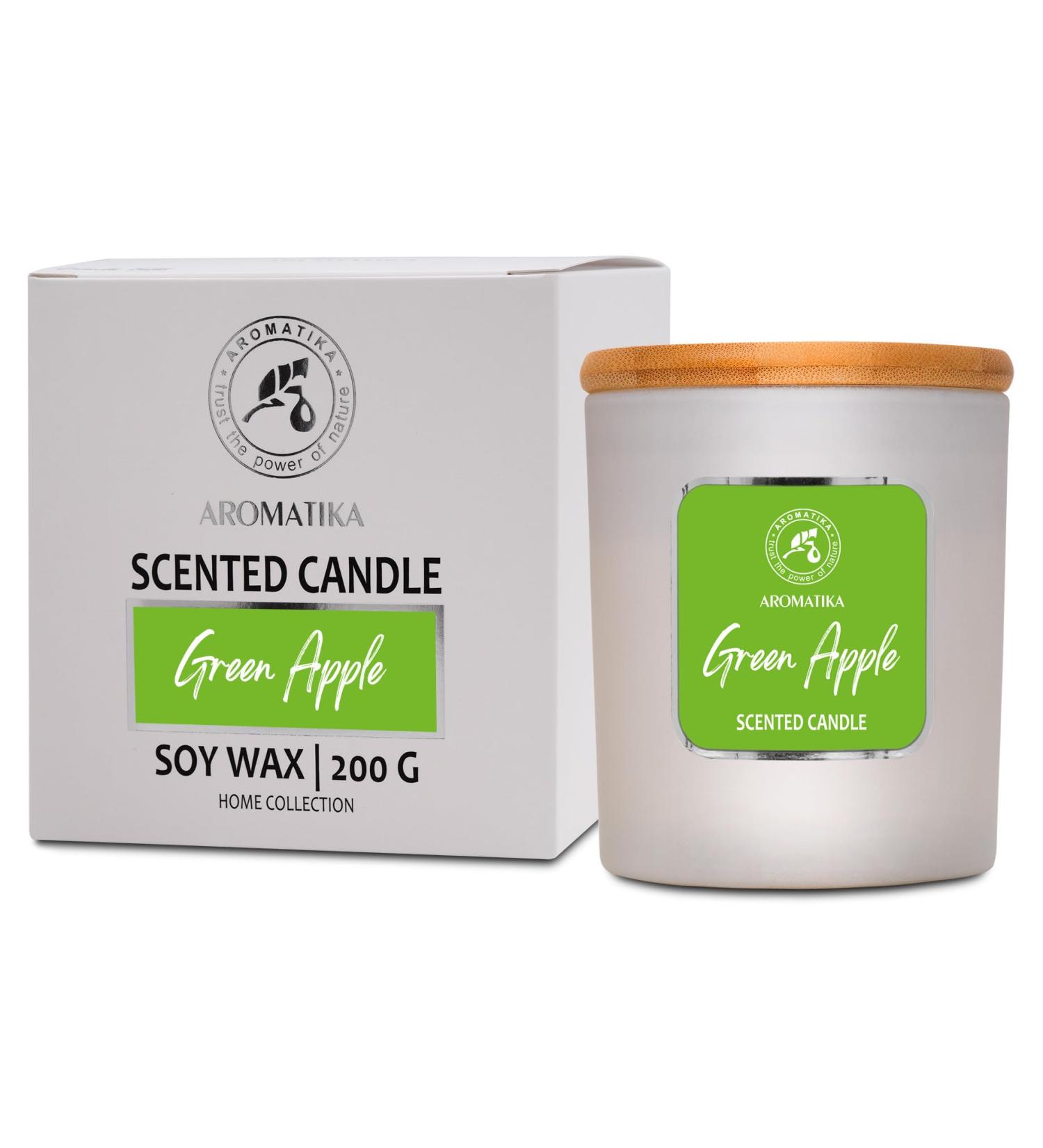 Armatics Green Apple Fragrance Candle - Natural Soy Aromatherapy Candle for Home | Perfect Gift for Mother's Day & Birthdays - Buy Online on SooperMarket.com