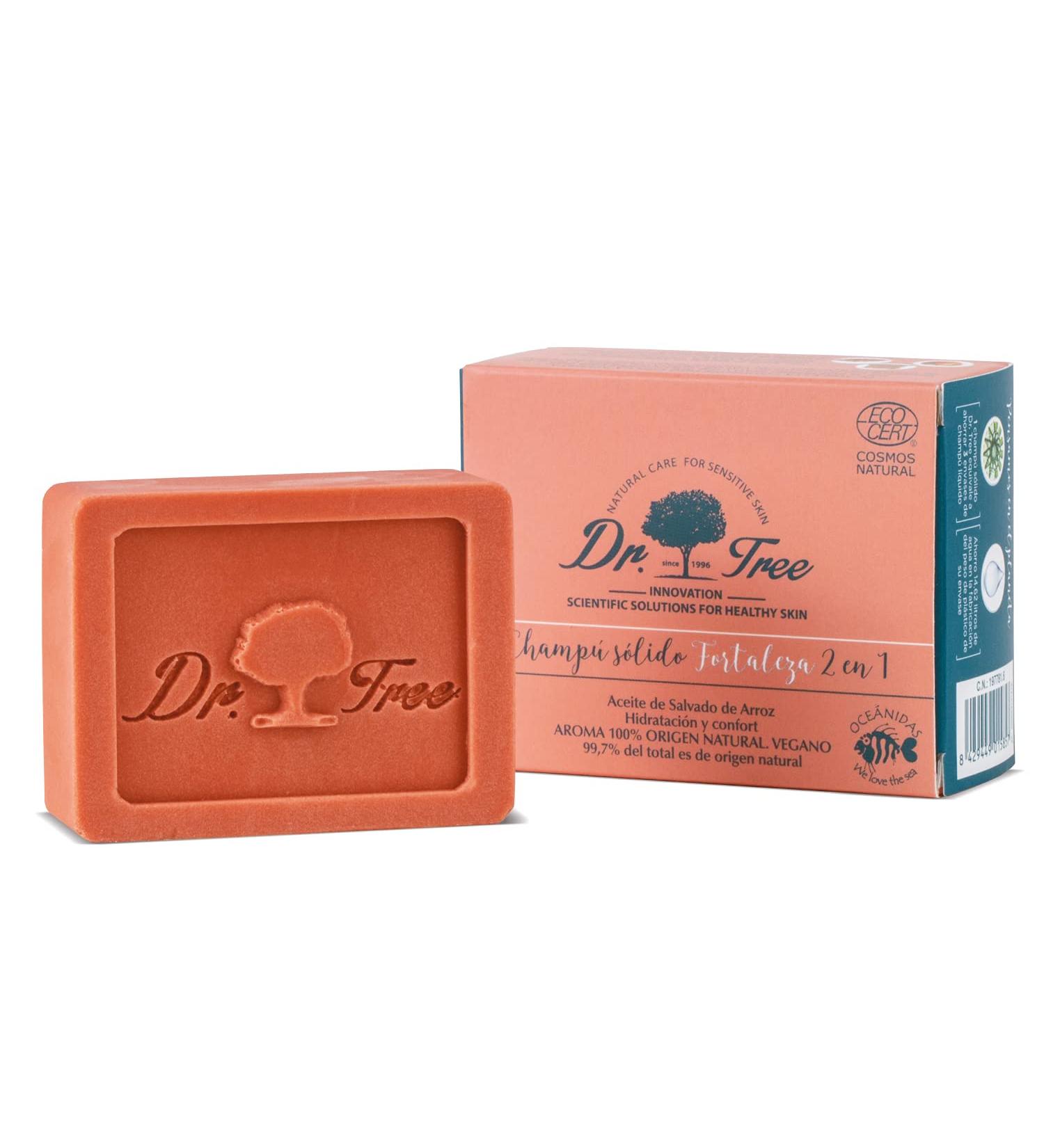 Dr.Tree Organic Firm Shampoo - EcoCert Natural Ingredients for Energized Moisturized Hair | 99% Natural | 75g | Up to 120 Applications - Buy Online on SooperMarket.com