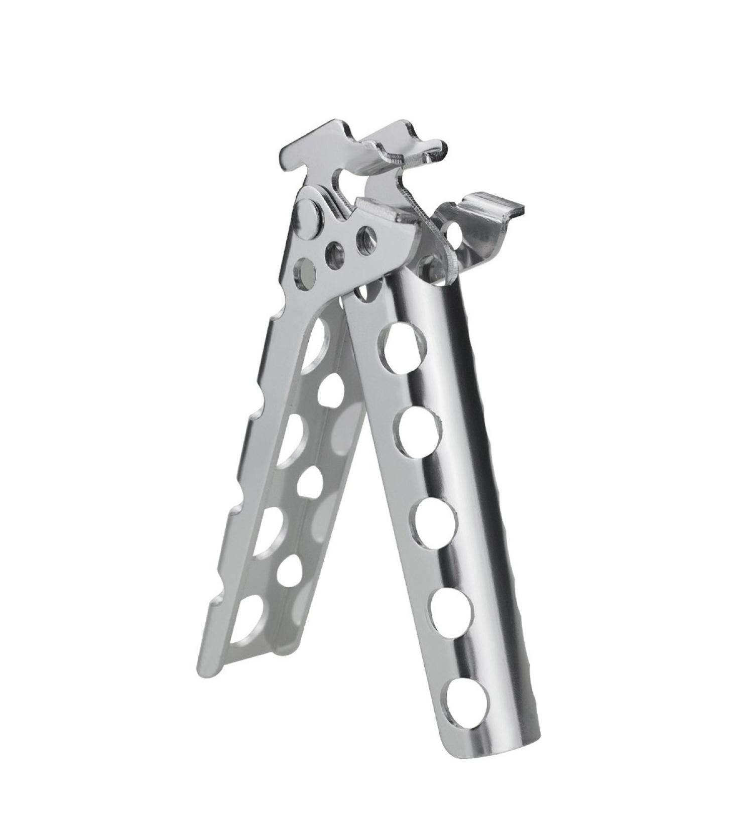Cyberone Aluminum Pot Gripper for Outdoor Cooking | BBQ Pan Holder for Camping Picnic | Hot Dish Plate Lifter Clip Clamp - 4.9 Length | 1pc - Buy Online on SooperMarket.com