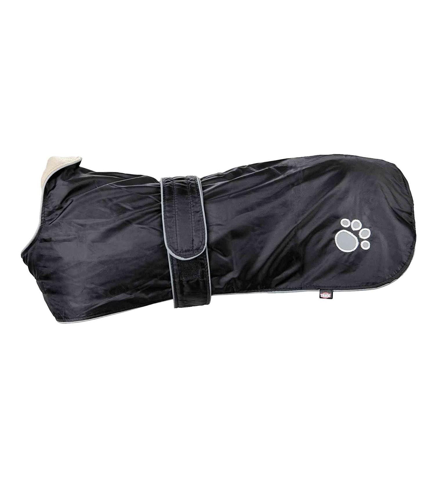 TRIXIE Water-Repellent Dog Coat Mantel Orl ans XL - Black 80 cm | Durable Pet Apparel for All Weather - Buy Online on SooperMarket.com