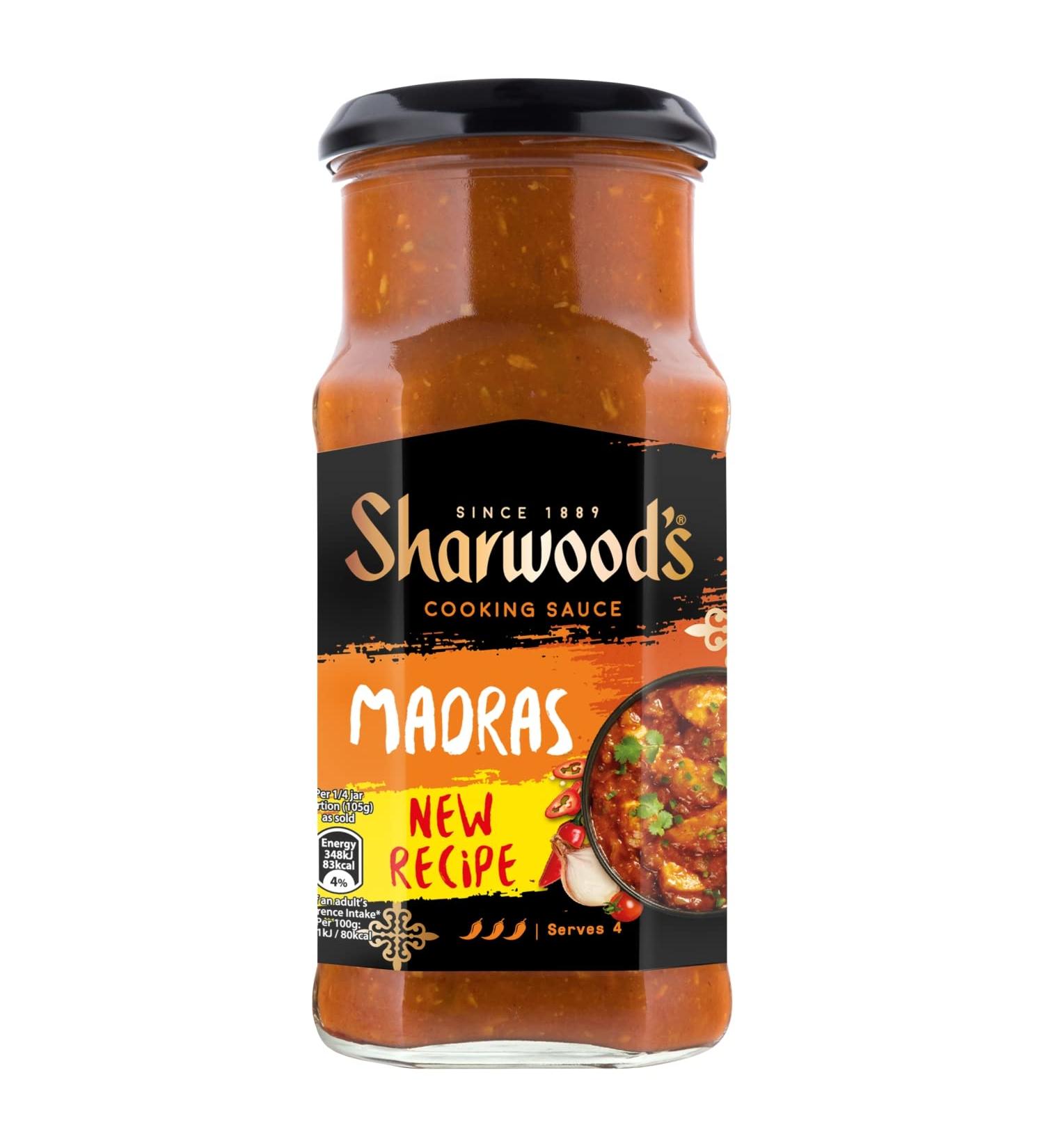 Sharwood's Madras Hot Curry Sauce 420g