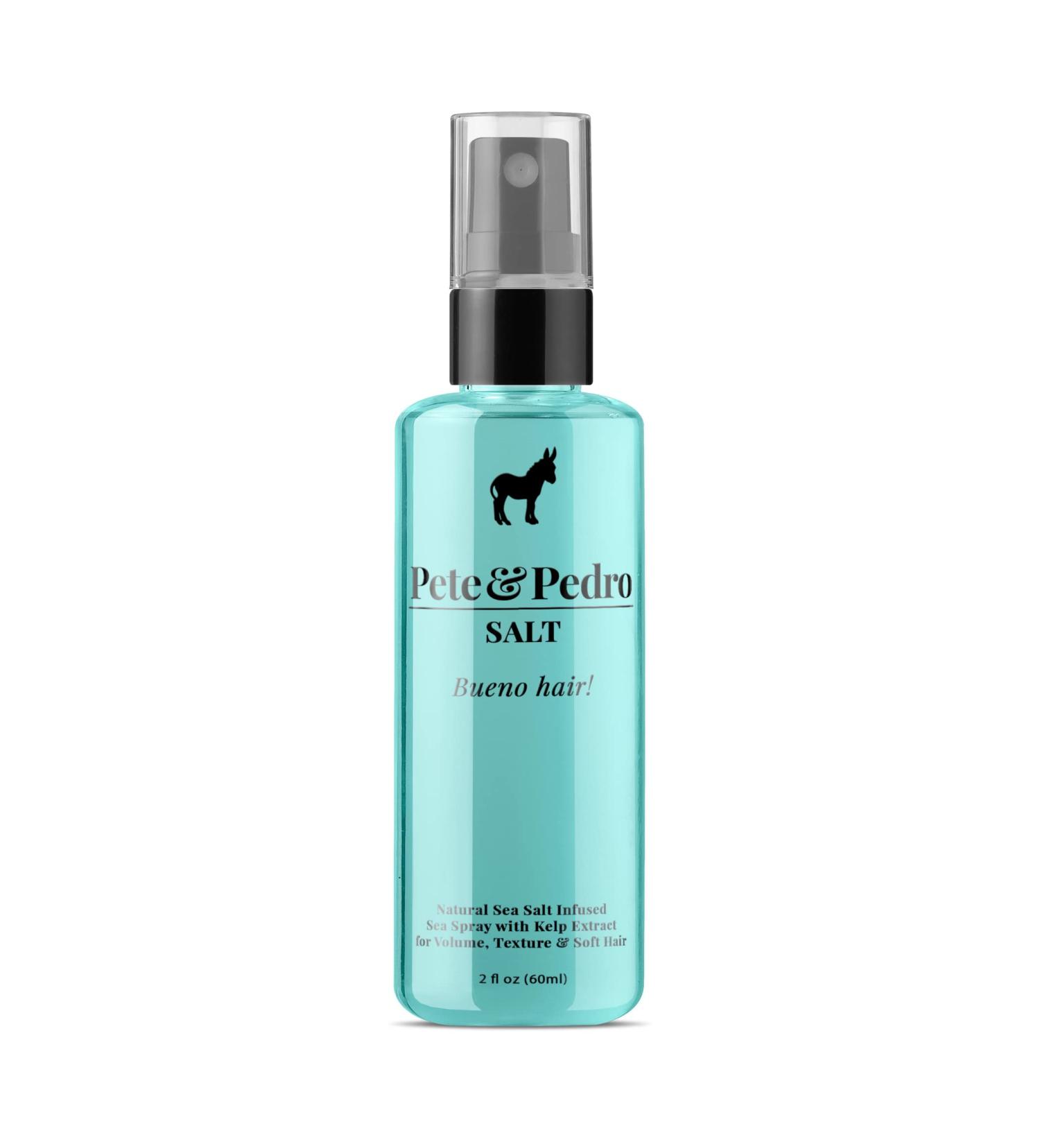 Pete & Pedro SALT Natural Sea Salt Spray for Instant Volume, Texture, & Thickness | Light Hold for Men & Women | Texturizing & Thickening Hair Spray - 2 oz - Buy Online on SooperMarket.com