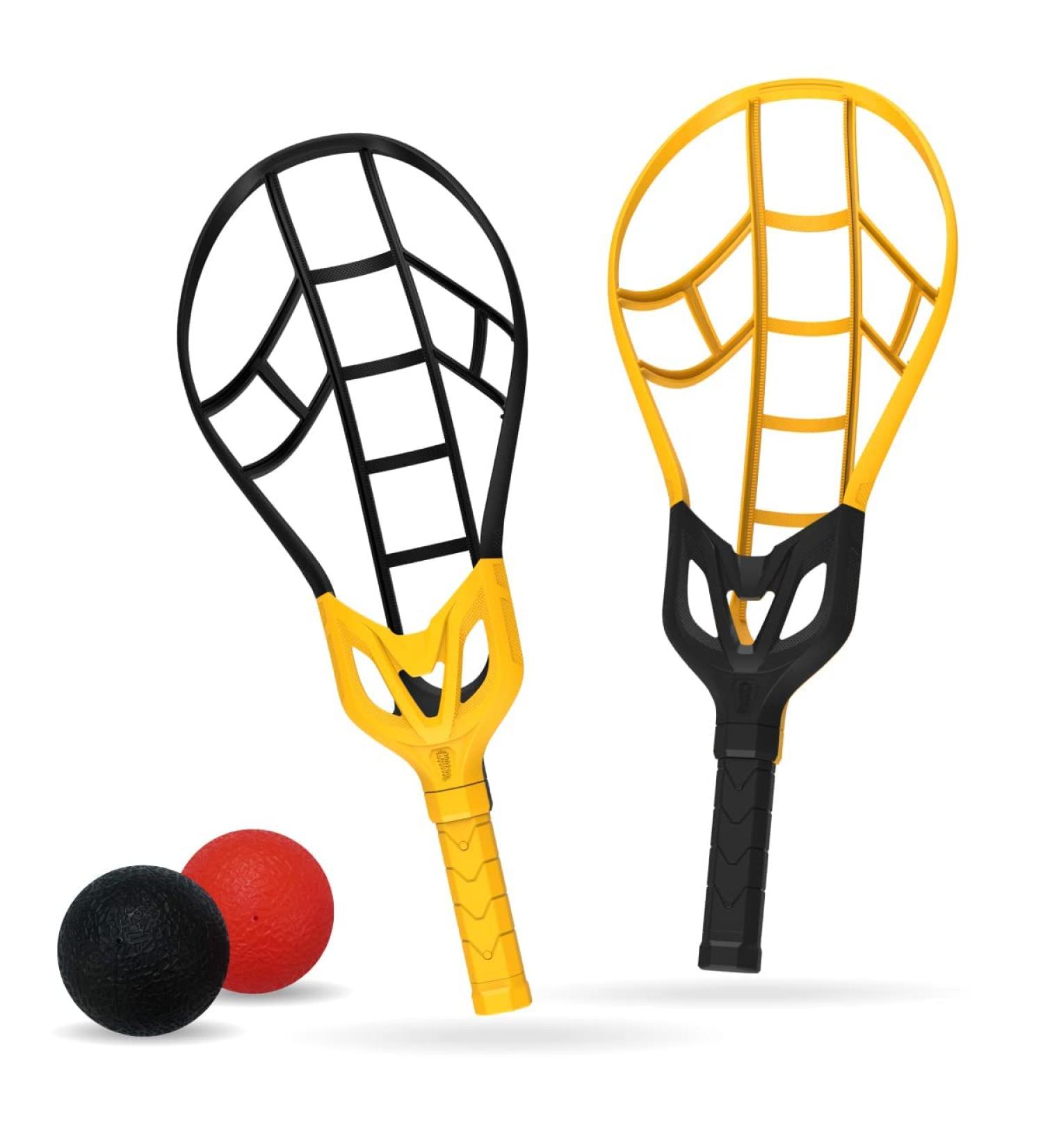 Wham-O Game Time Trac-Ball Set: 2 Rackets, 2 Air Action Balls | Outdoor Play for Kids & Adults | Original Tracball & Other Outdoor Games - Buy Online on SooperMarket.com