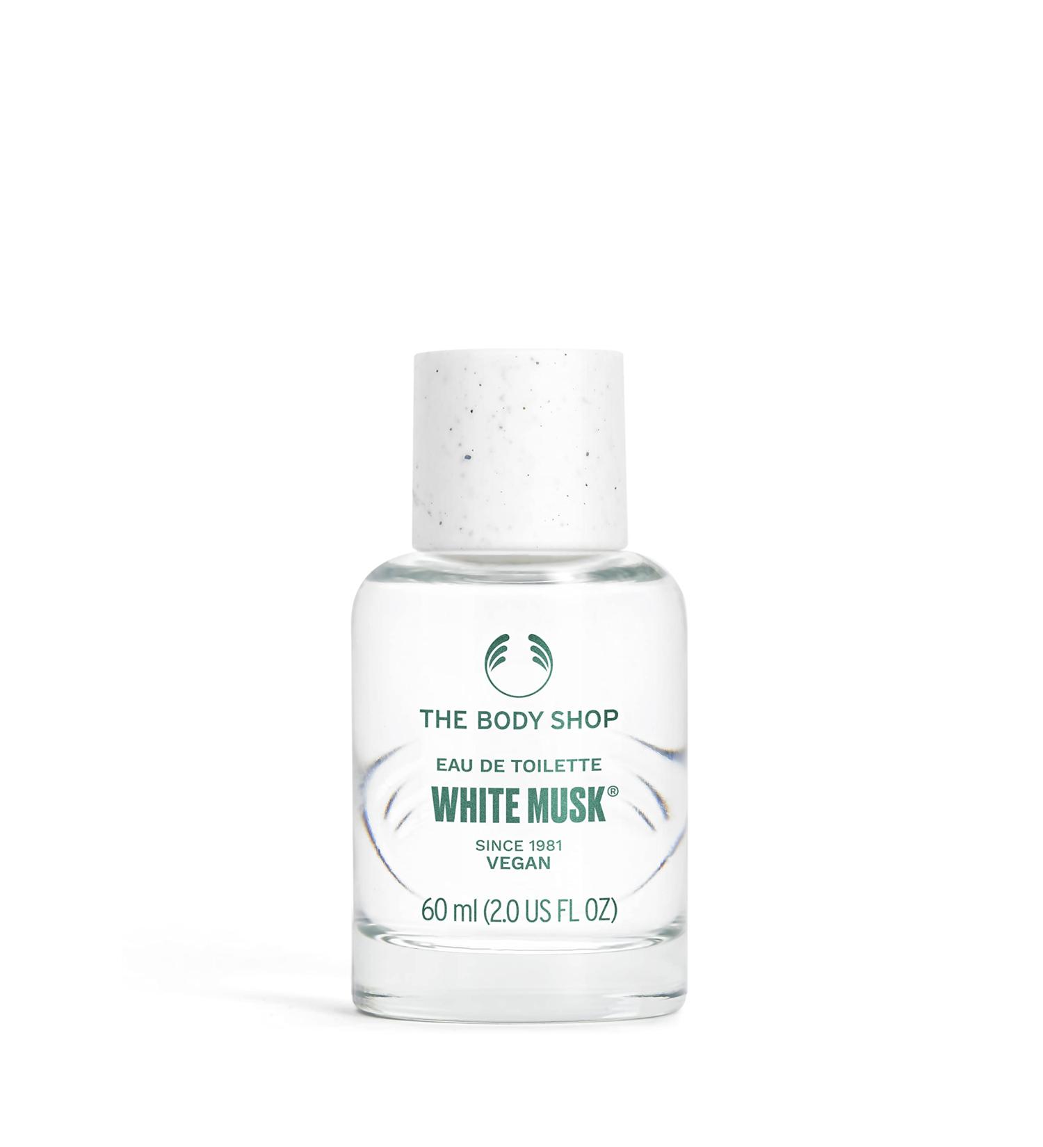 The Body Shop White Musk Eau De Toilette  Fresh, Floral Fragrance  Vegan  2 oz Musk  60ml