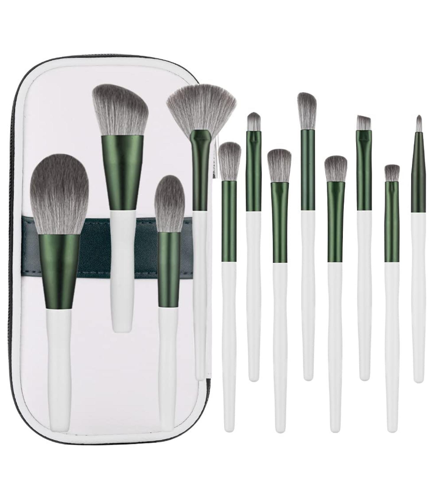 12-Piece High-Quality Makeup Brush Set with Synthetic Bristles & Case | Perfect for Beginners & Makeup Artists - Buy Online on SooperMarket.com