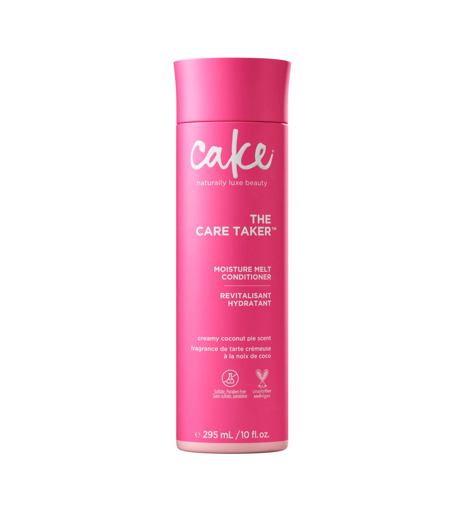 Cake Beauty Moisturizing Conditioner - Hydrating Care Taker with Coconut Water Hyaluronic Acid & Shea Butter - For All Hair Types - 296 ml - Buy Online on SooperMarket.com