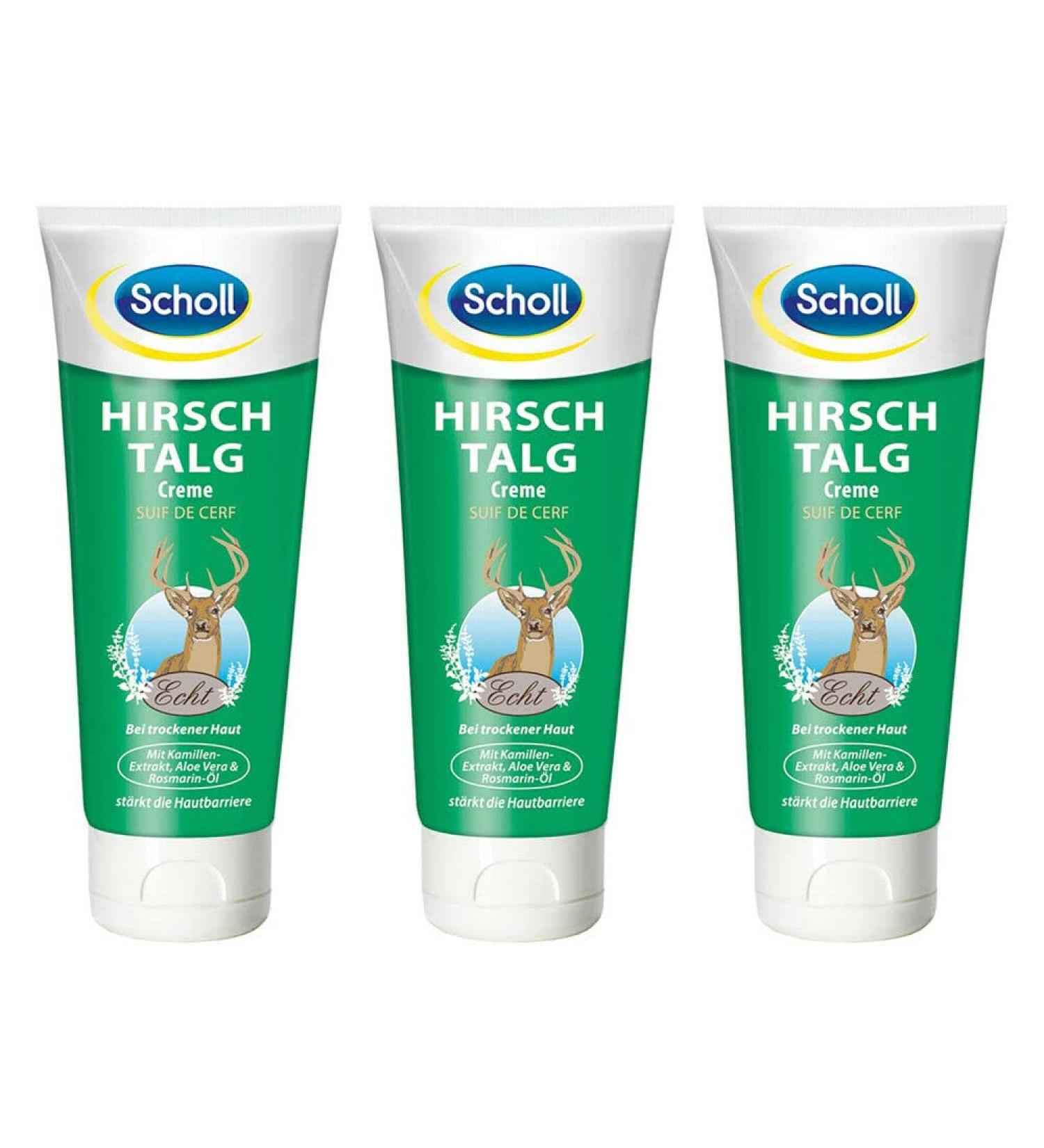 Buy Scholl Deer Tallow Cream 300ml (Pack of 3) - Nourishing Skin Care for All Skin Types - Fast International Shipping - Buy Online on SooperMarket.com