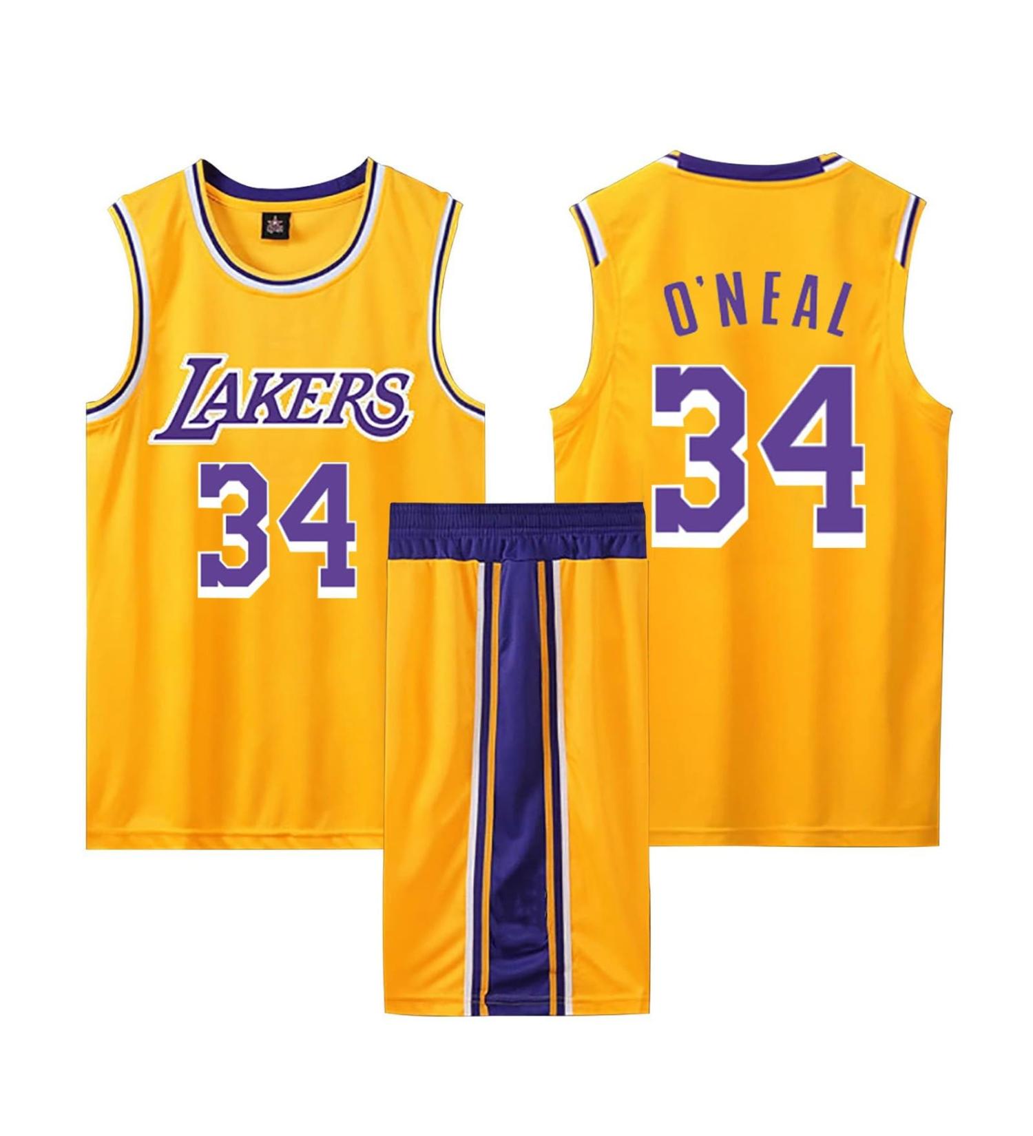 Shop Basketball Jersey Shirt & Shorts for Children & Adults - Sleeveless Suit B-34-Gelb S - International Shipping Available - Buy Online on SooperMarket.com