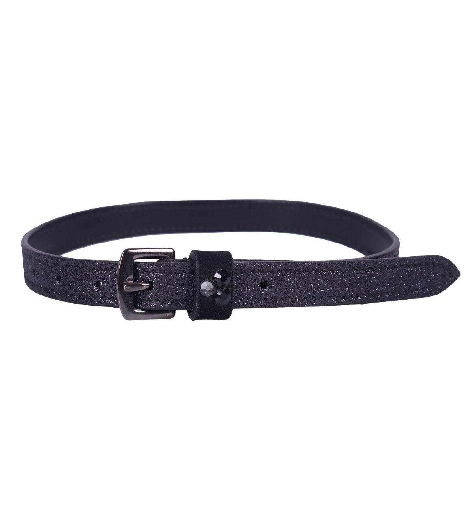 QHP spore strap shimmer black